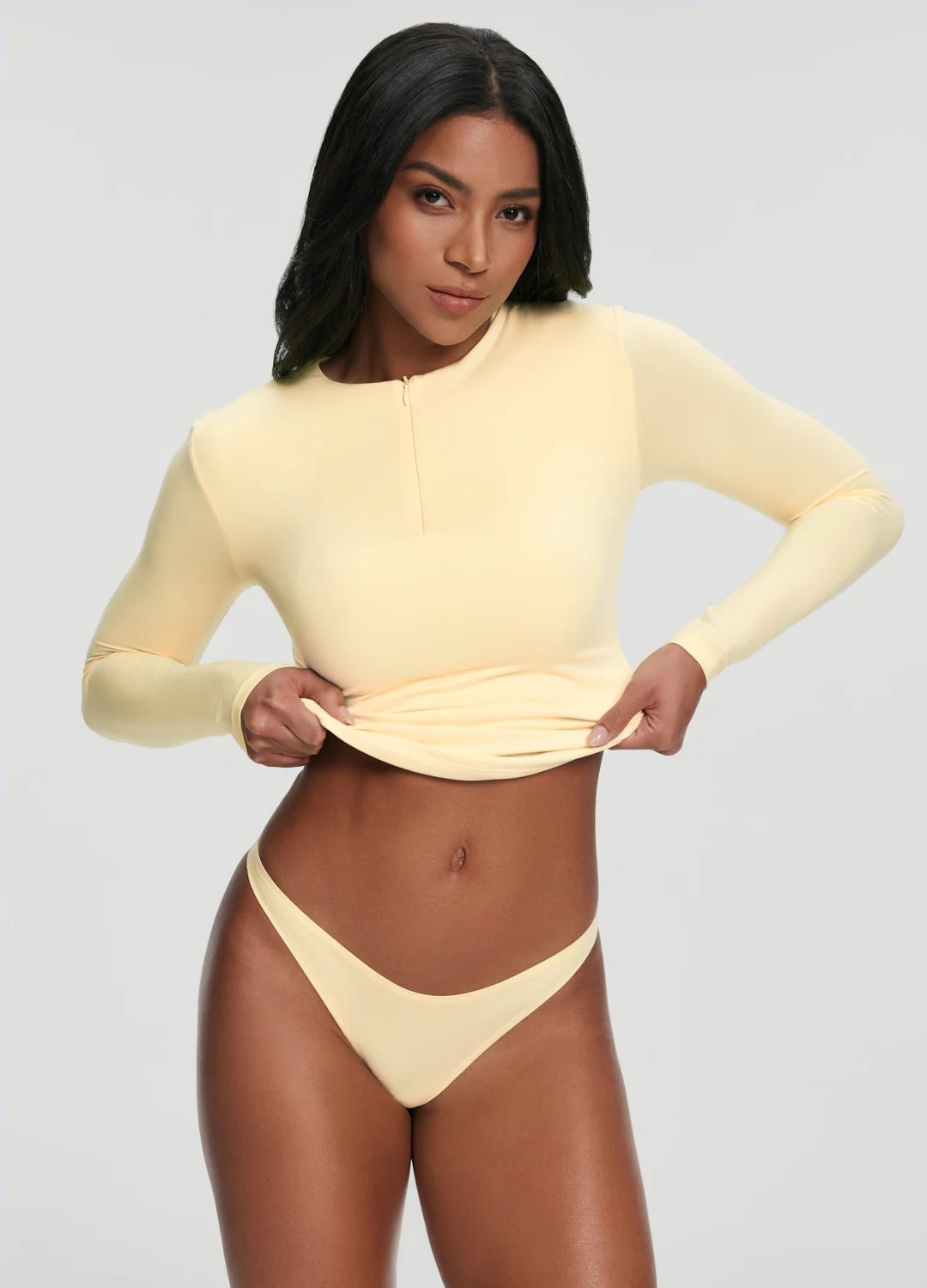Quarter Zip Long Sleeve Top - Image 4