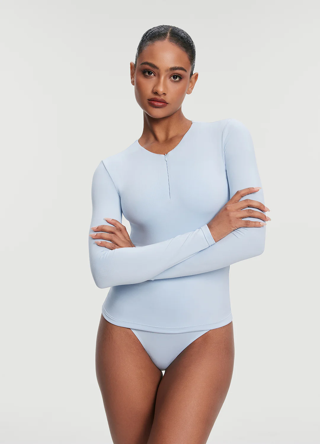 Quarter Zip Long Sleeve Top - Image 5