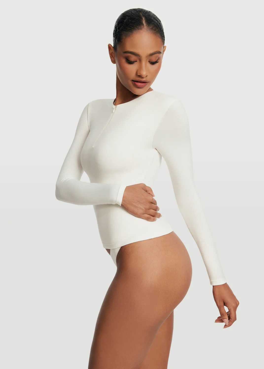Quarter Zip Long Sleeve Top - Image 4