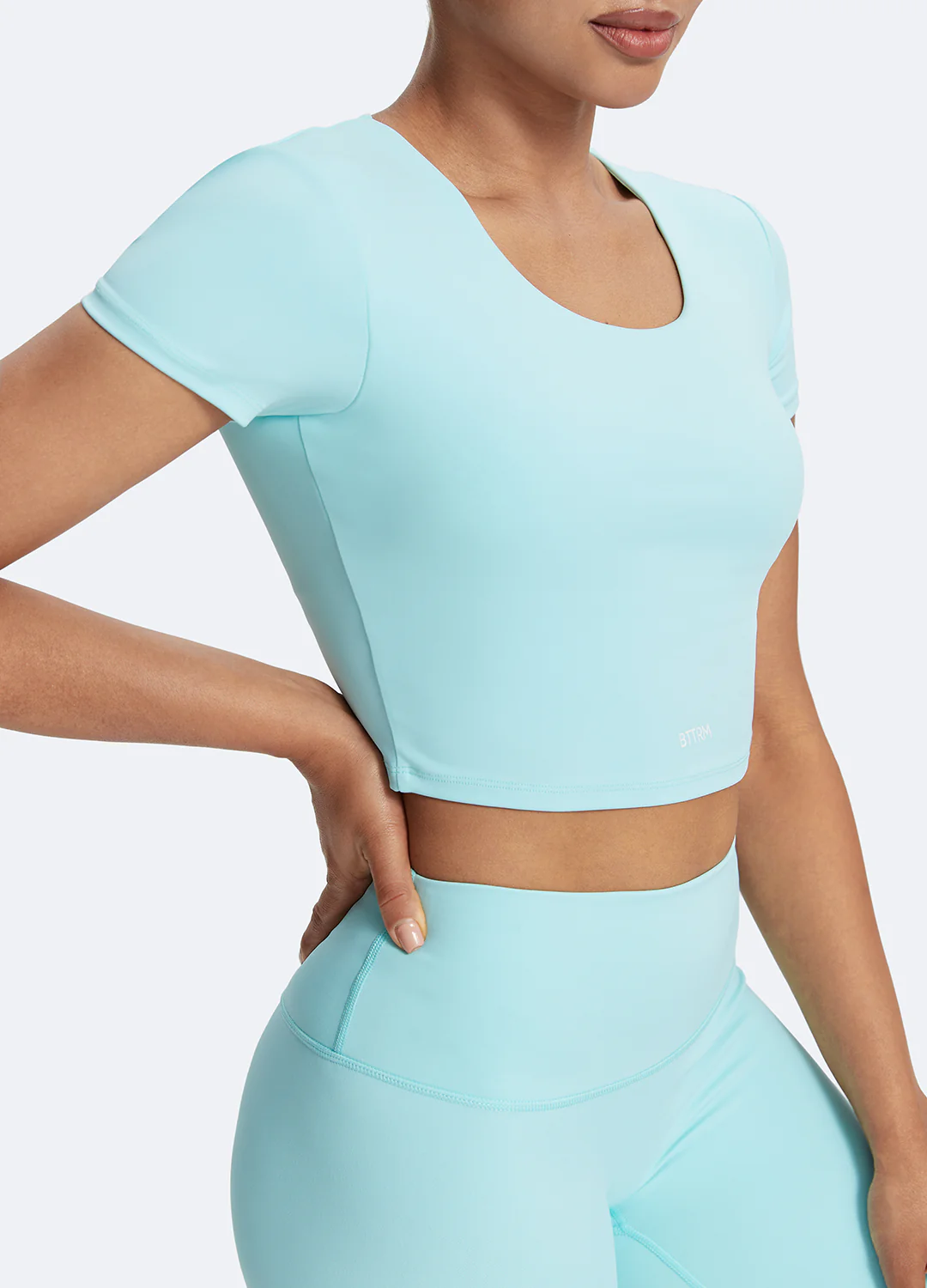 Round Neck Crop Top - Image 5