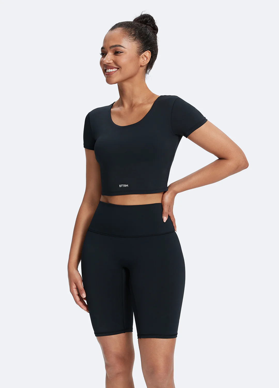 Round Neck Crop Top - Image 2