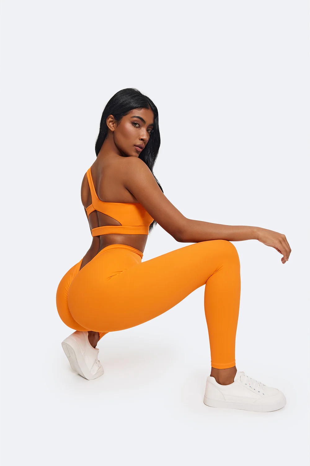 Ruched High-Waisted Leggings - Image 5