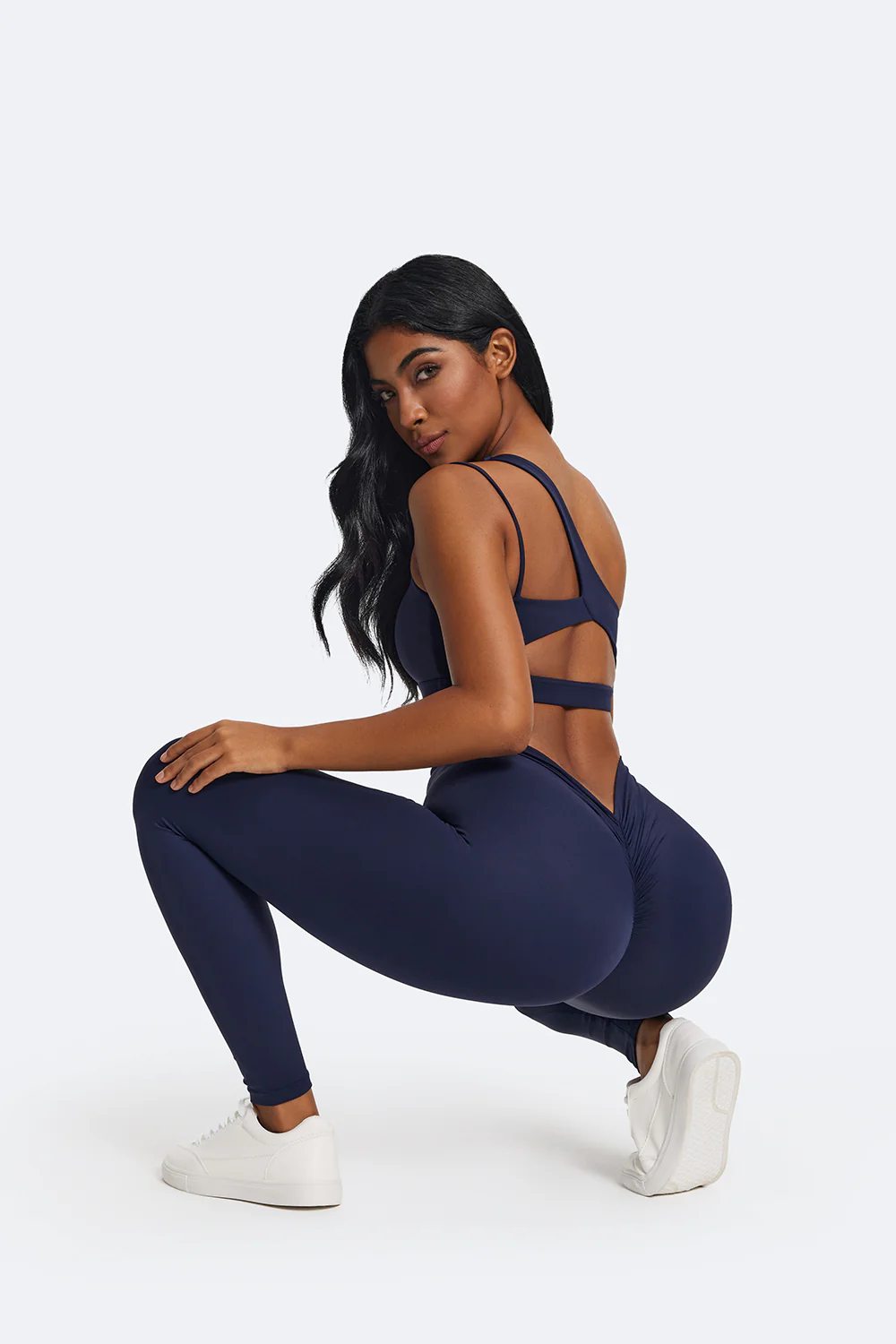 Ruched High-Waisted Leggings - Image 5