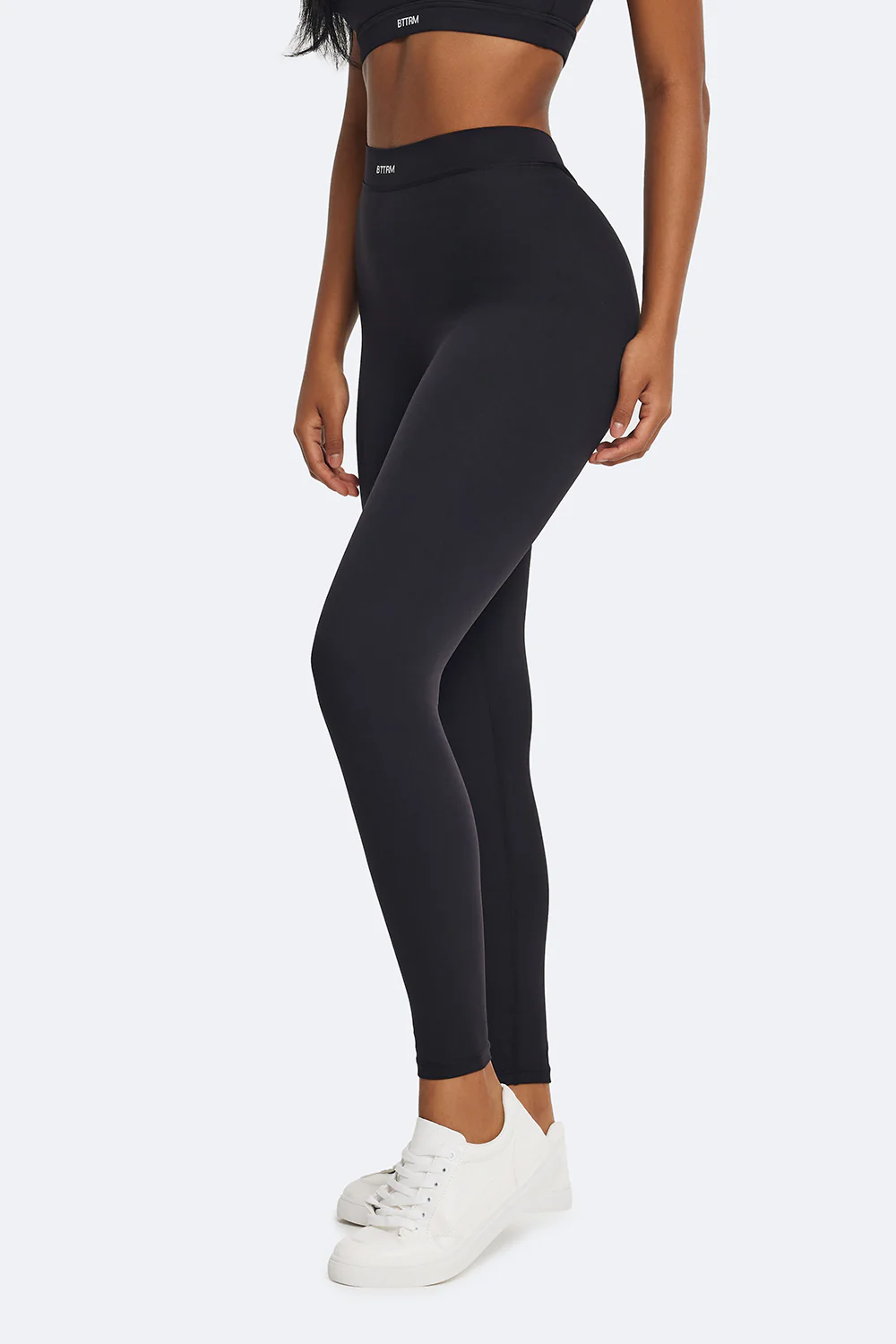 Ruched High-Waisted Leggings - Image 3