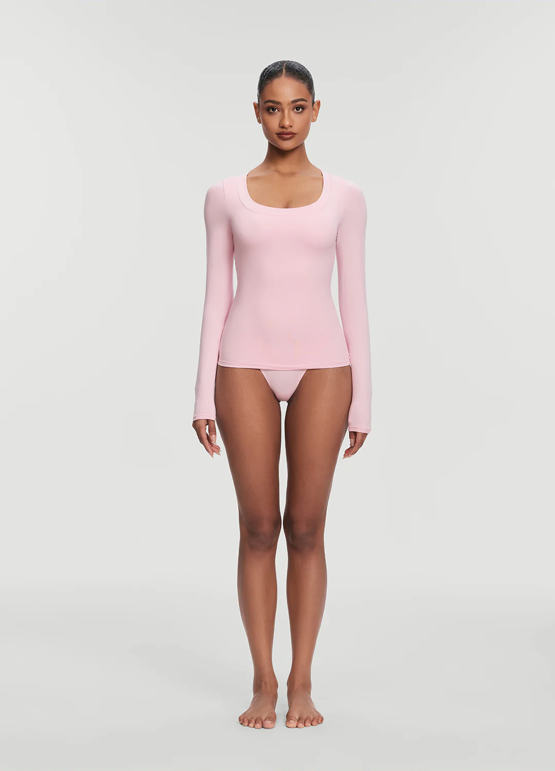 Scoop Neck Long Sleeve Top - Image 5
