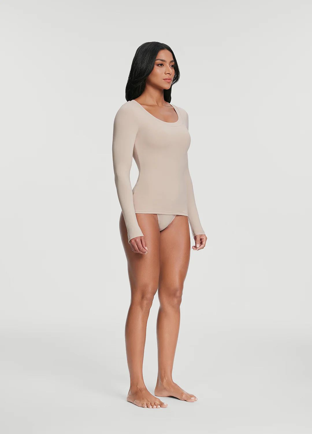 Scoop Neck Long Sleeve Top - Image 5