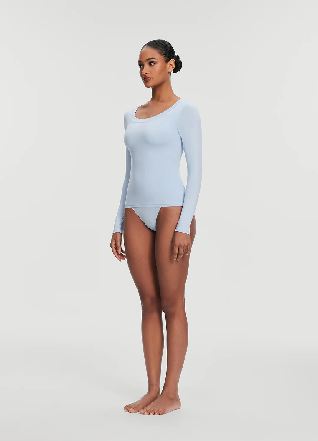 Scoop Neck Long Sleeve Top - Image 5