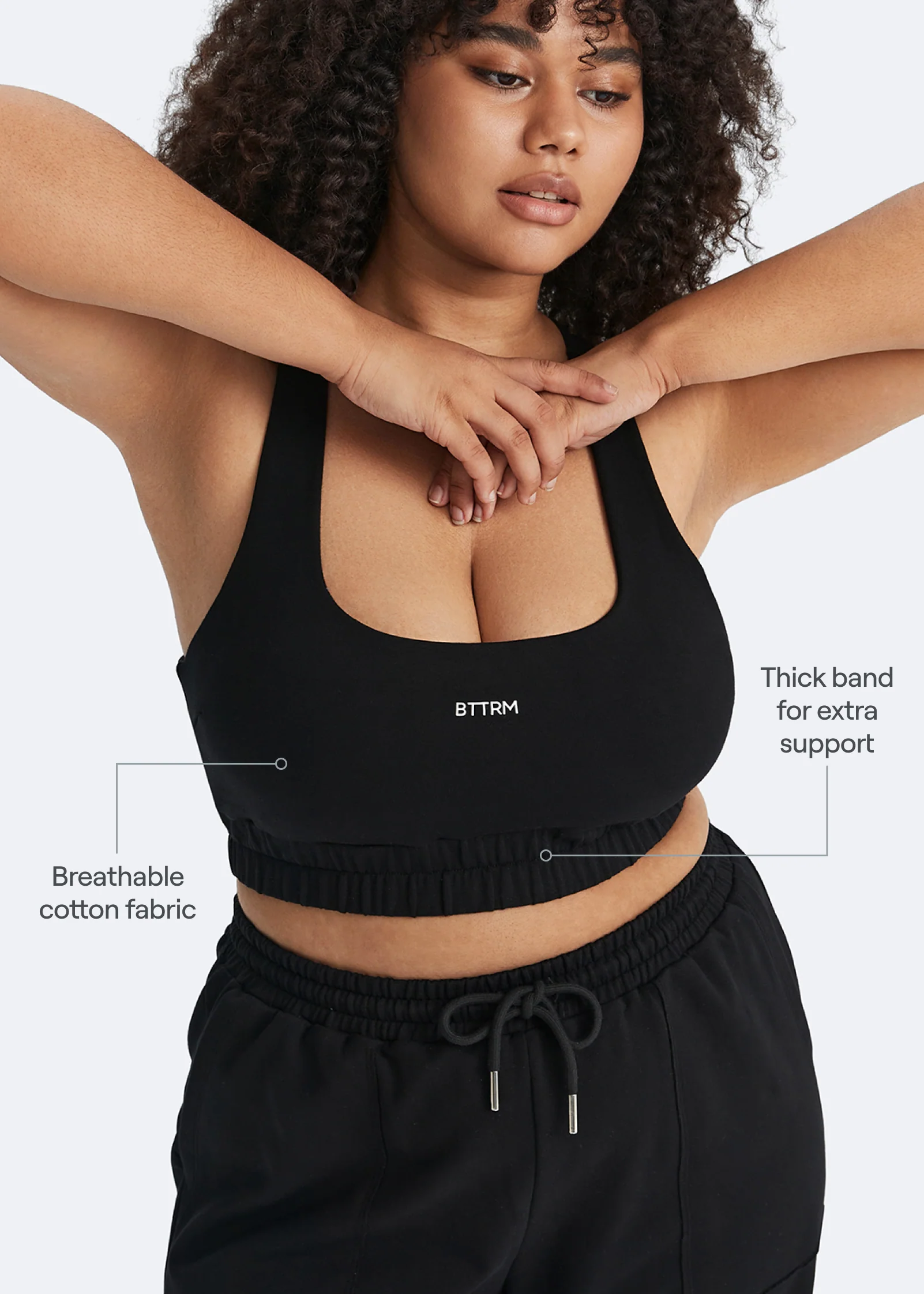 Scoop Neck Racerback Bra - Image 8