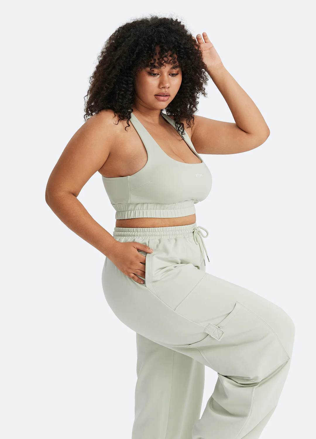 Scoop Neck Racerback Bra - Image 10