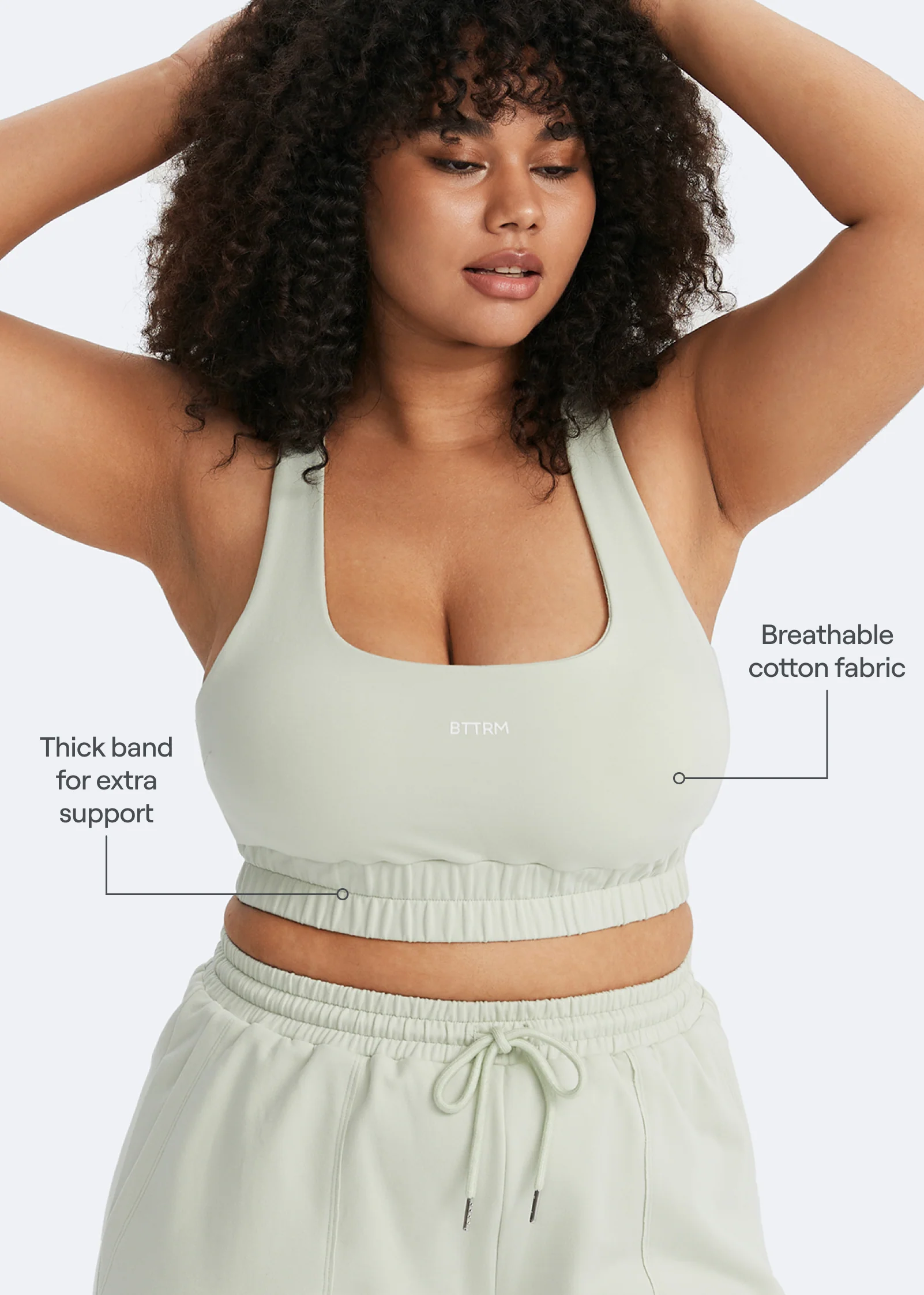 Scoop Neck Racerback Bra - Image 8