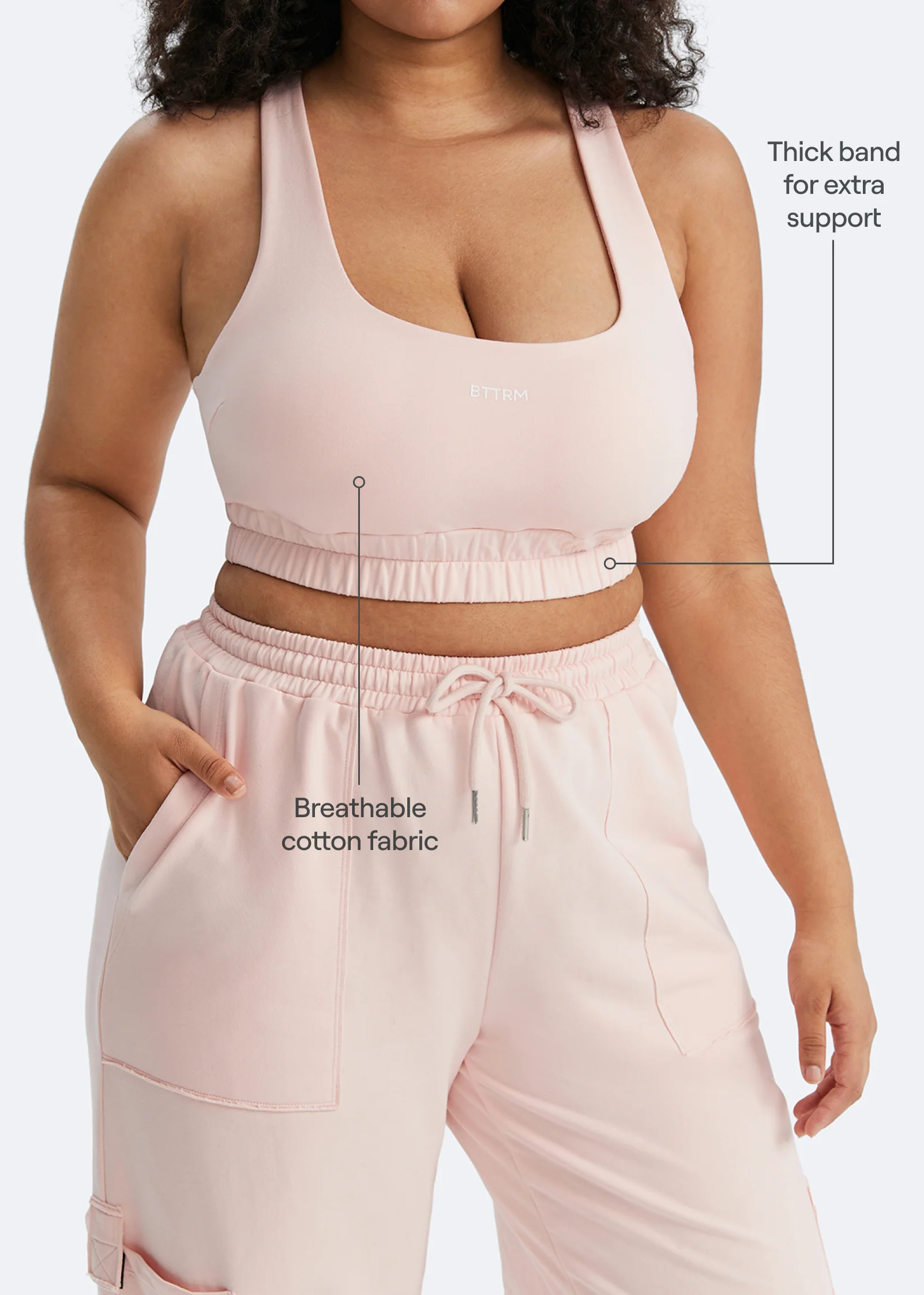 Scoop Neck Racerback Bra - Image 8