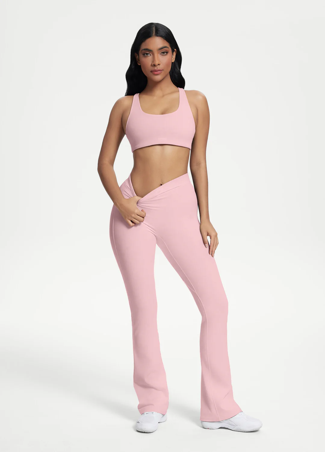Scrunch Back Flared Leggings - Image 4