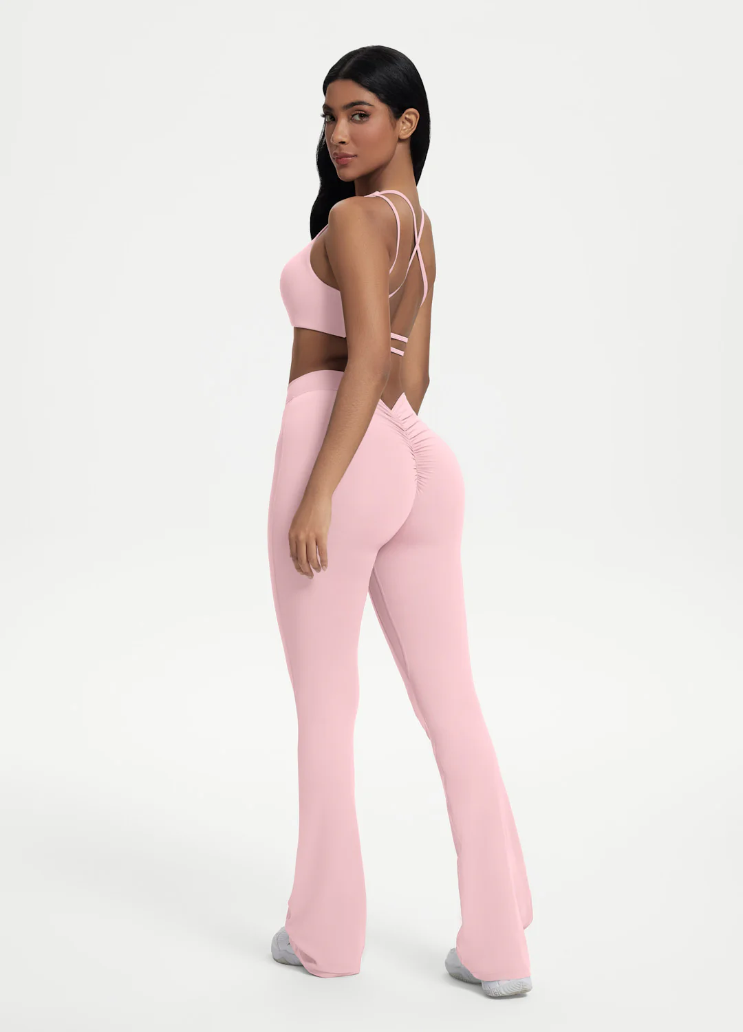 Scrunch Back Flared Leggings - Image 8