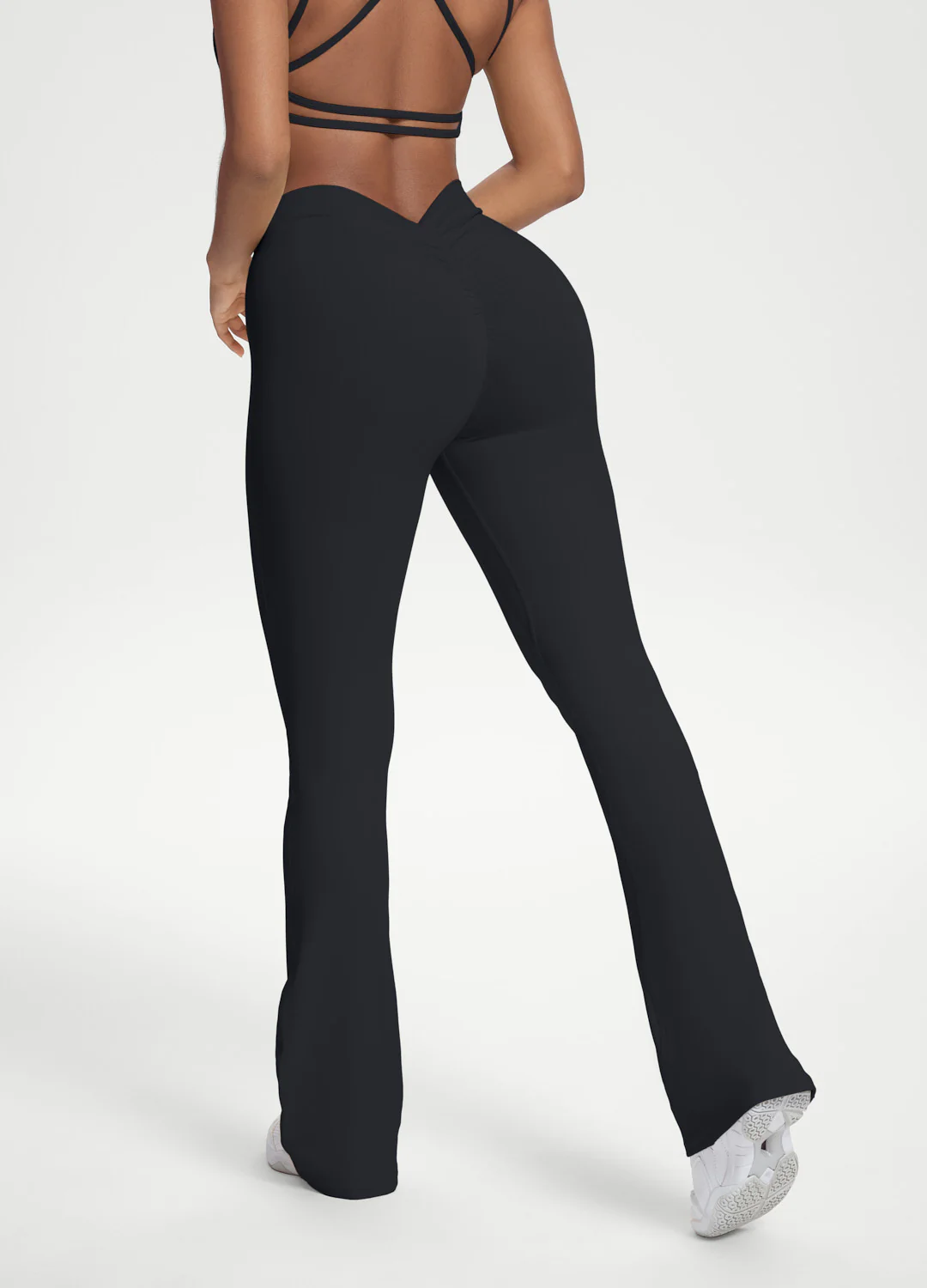 Scrunch Back Flared Leggings - Image 3