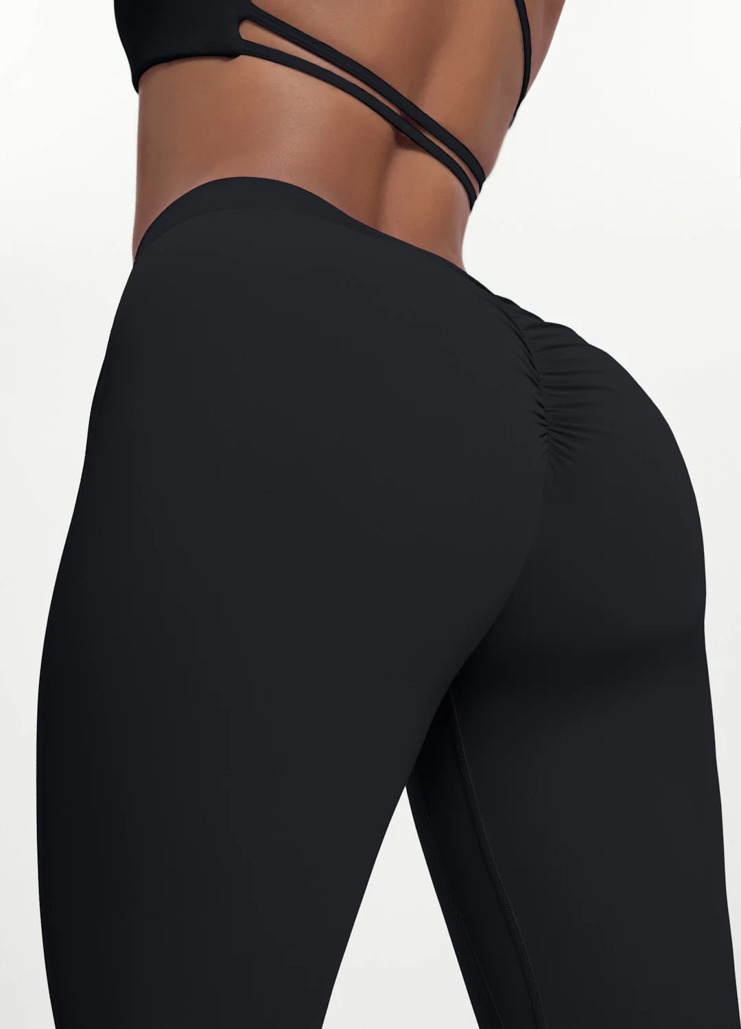 Scrunch Back Flared Leggings - Image 4
