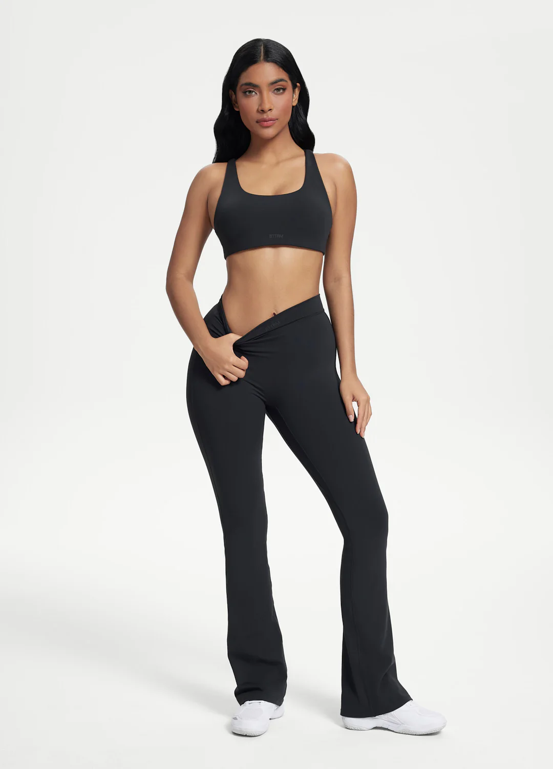 Scrunch Back Flared Leggings - Image 5