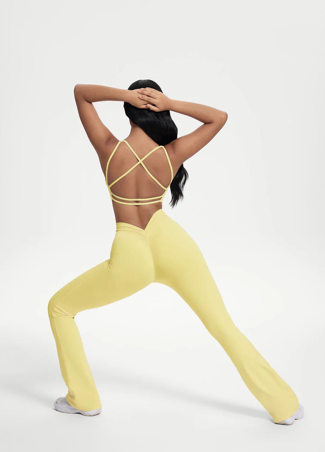 Scrunch Back Flared Leggings - Image 6