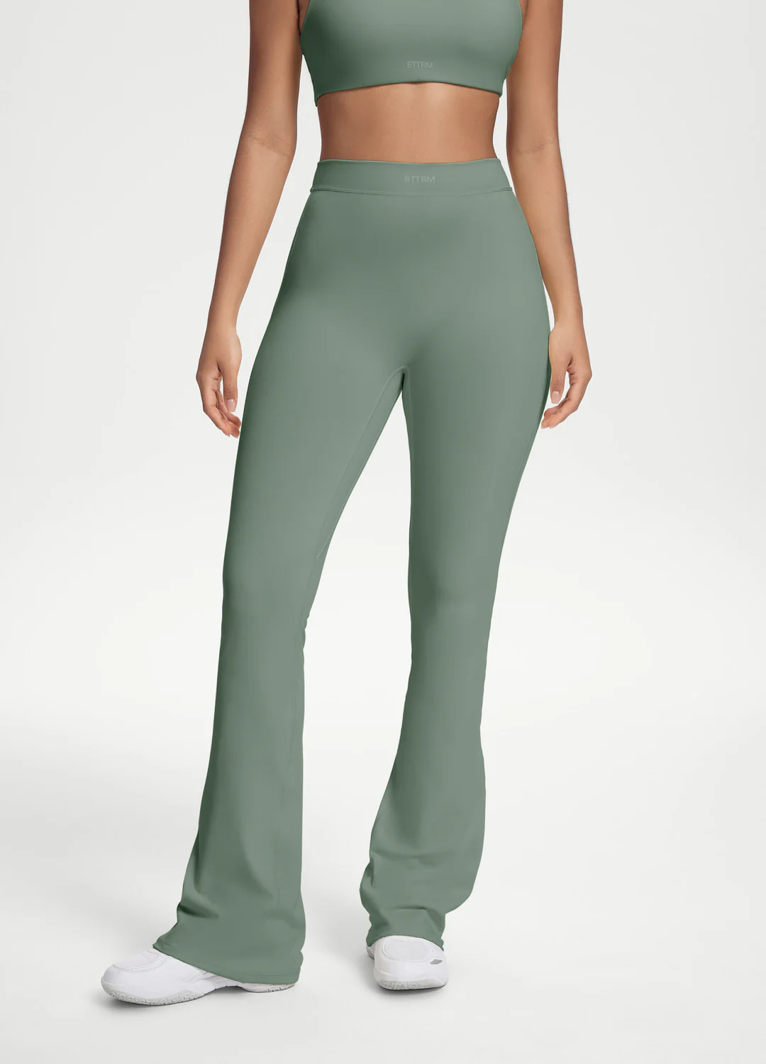 Scrunch Back Flared Leggings - Image 9