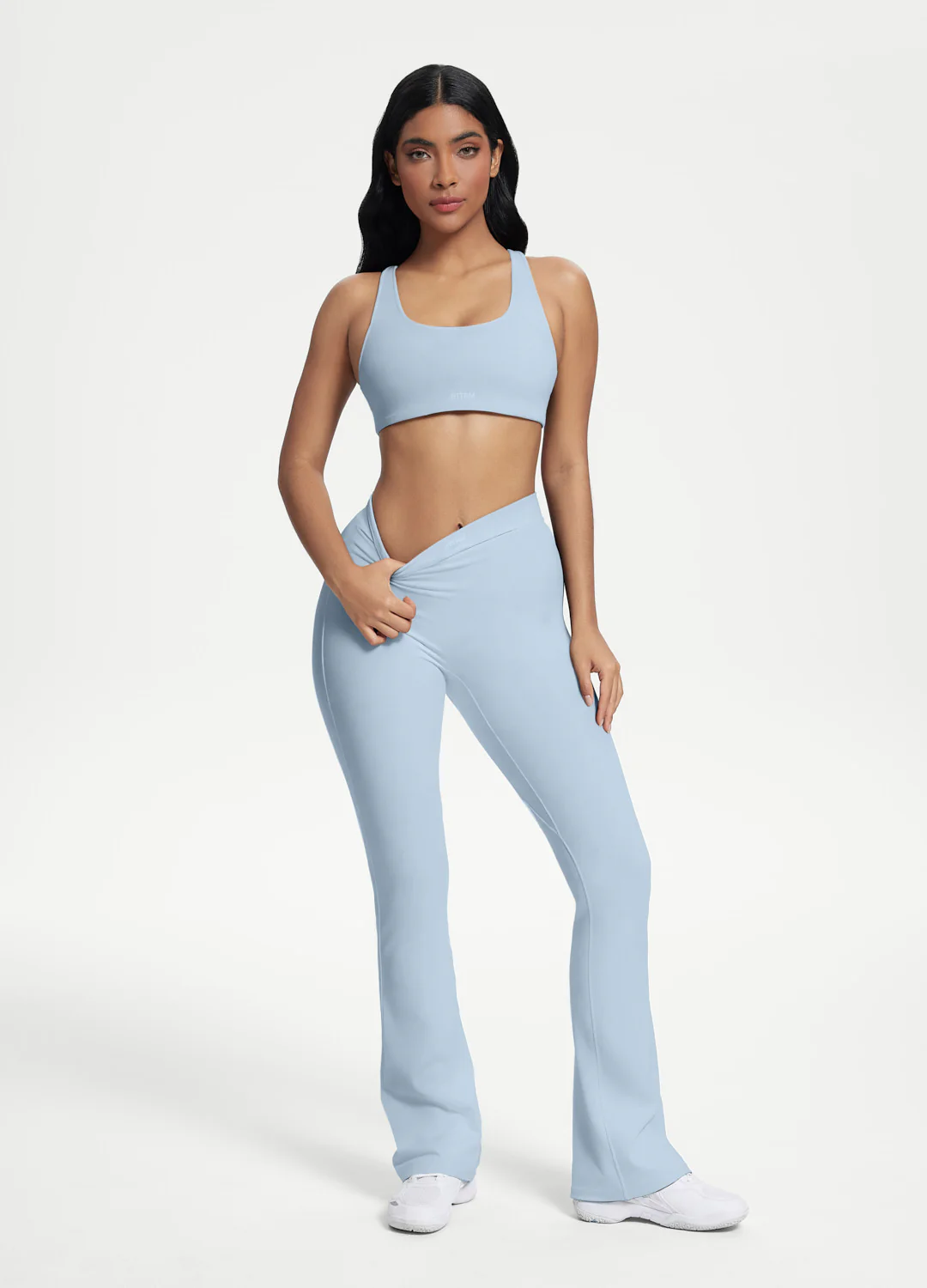 Scrunch Back Flared Leggings - Image 4