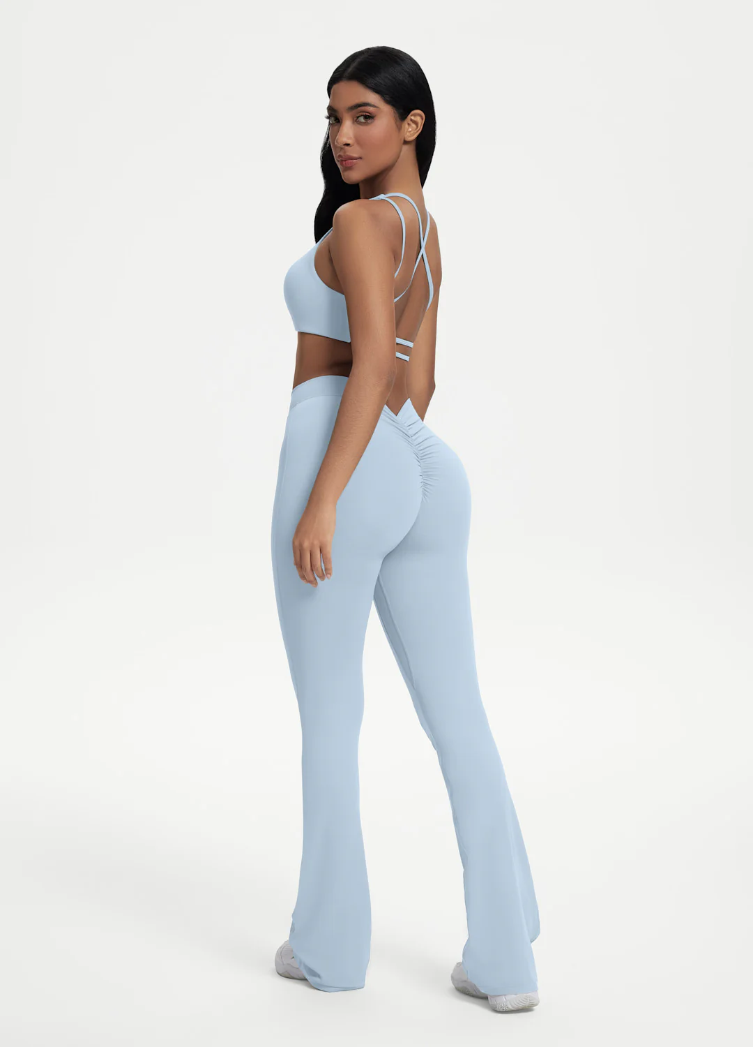 Scrunch Back Flared Leggings - Image 8