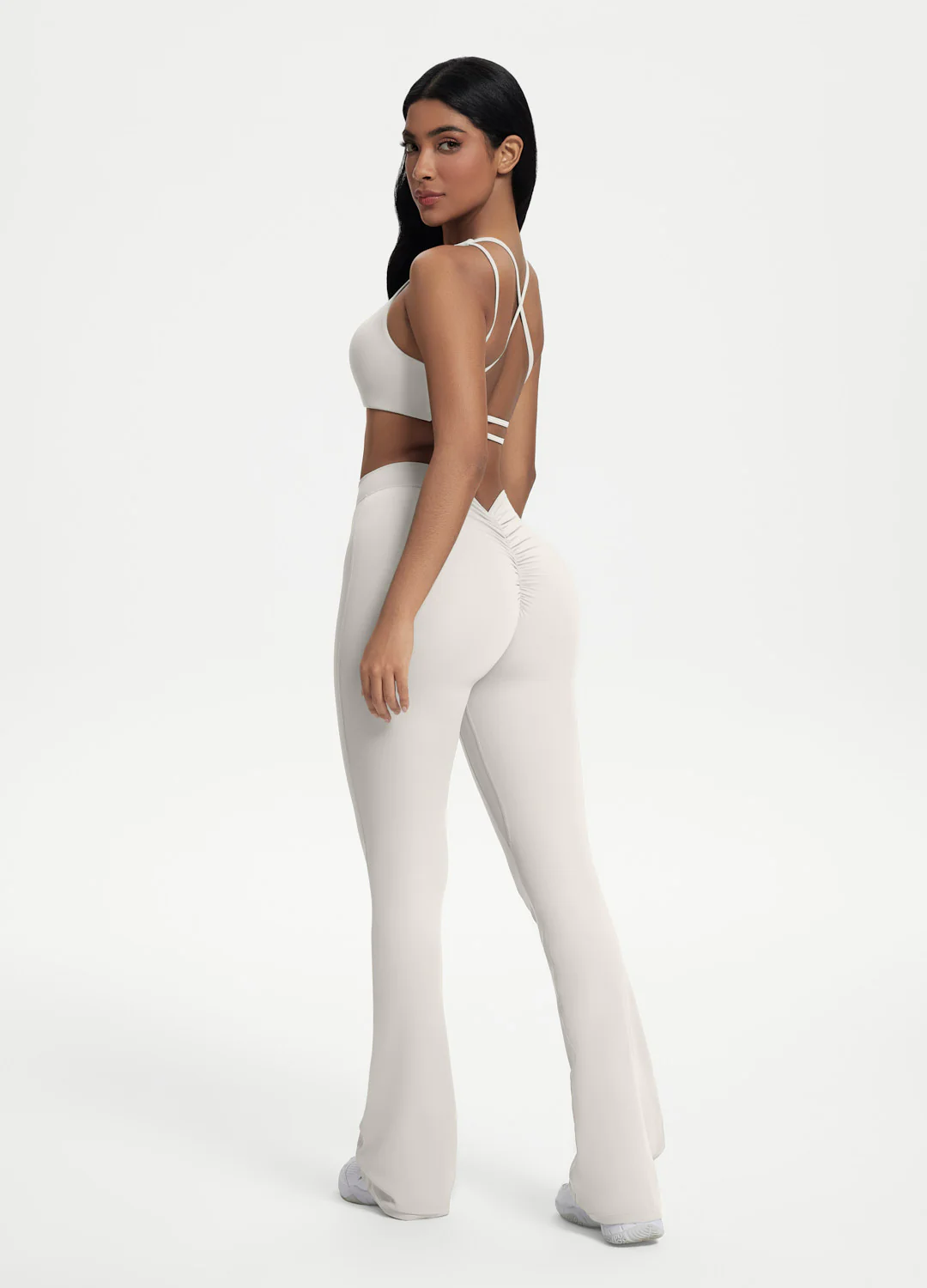 Scrunch Back Flared Leggings - Image 8