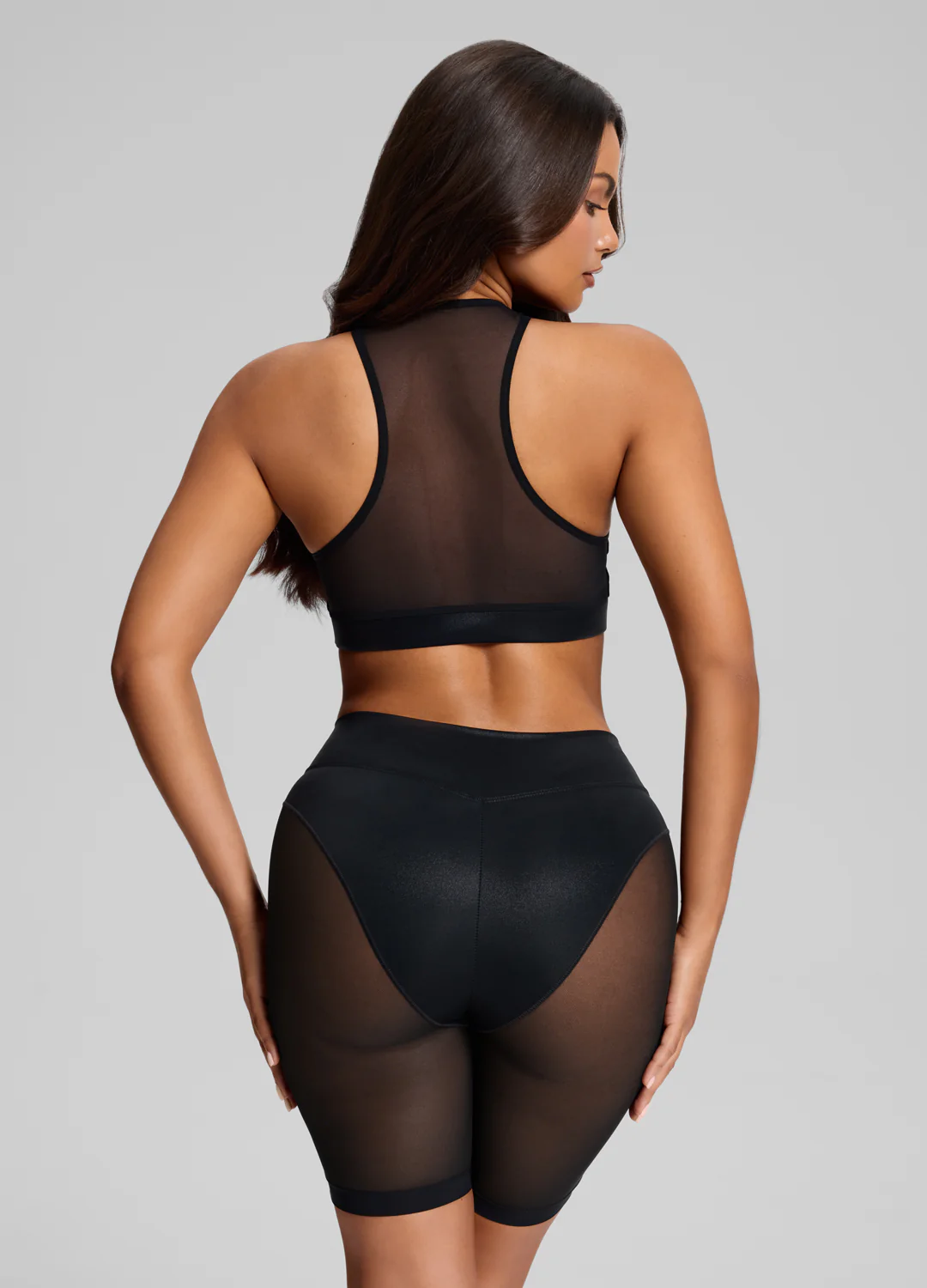 Sculpt Sheer Biker Shorts - Image 3