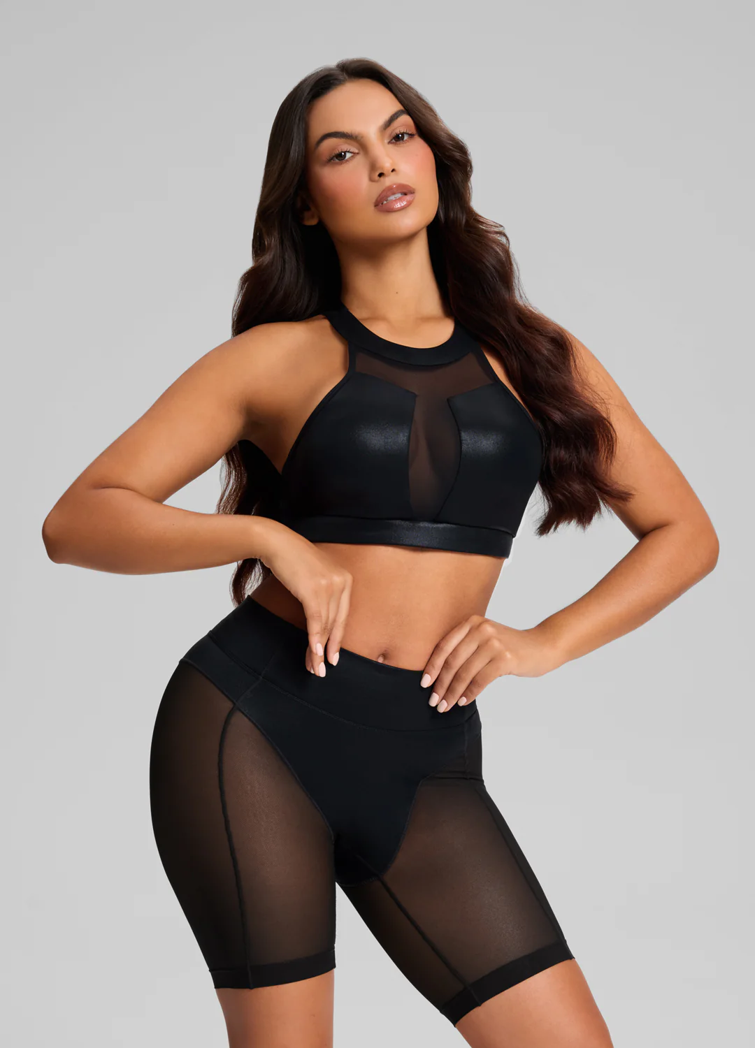 Sculpt Sheer Biker Shorts - Image 5
