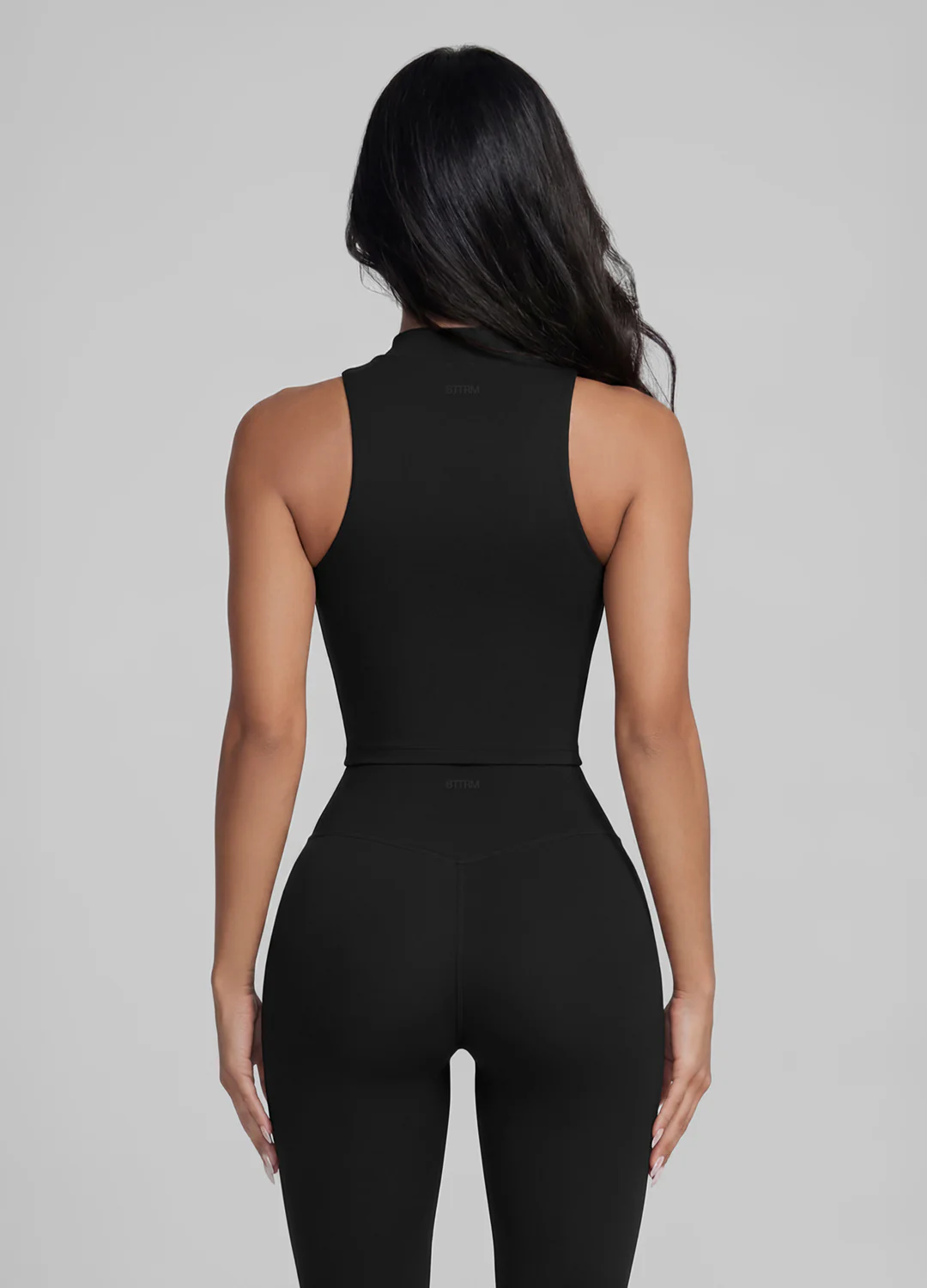 Sculpt Zip Crop Vest - Image 2