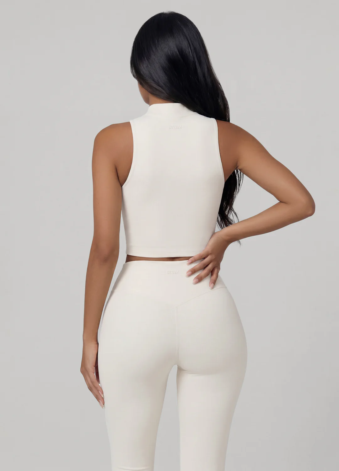 Sculpt Zip Crop Vest - Image 4
