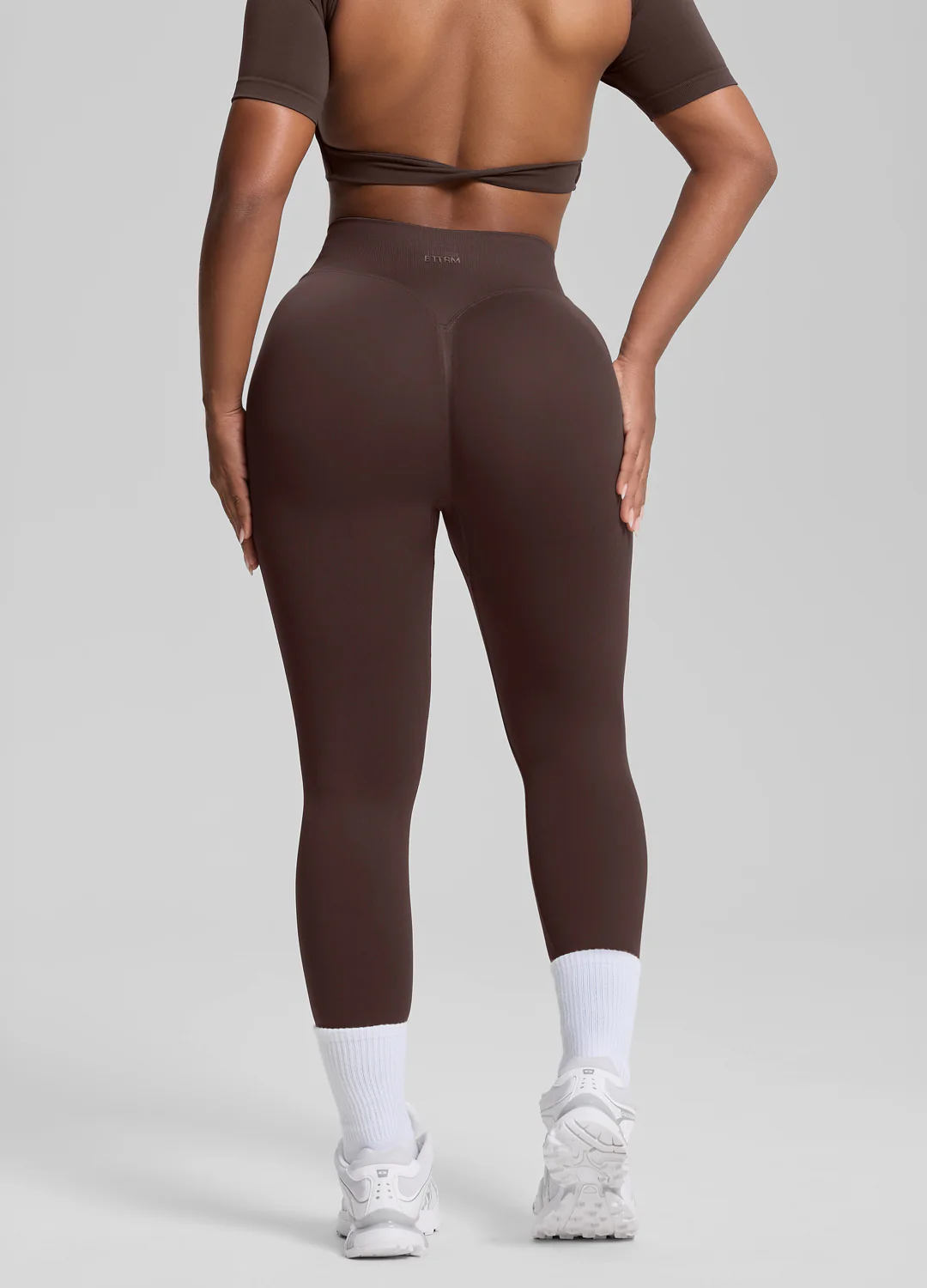 Ultrasculpt High Waisted Butt Lifting Tummy Control Shaping Training Leggings - Image 3