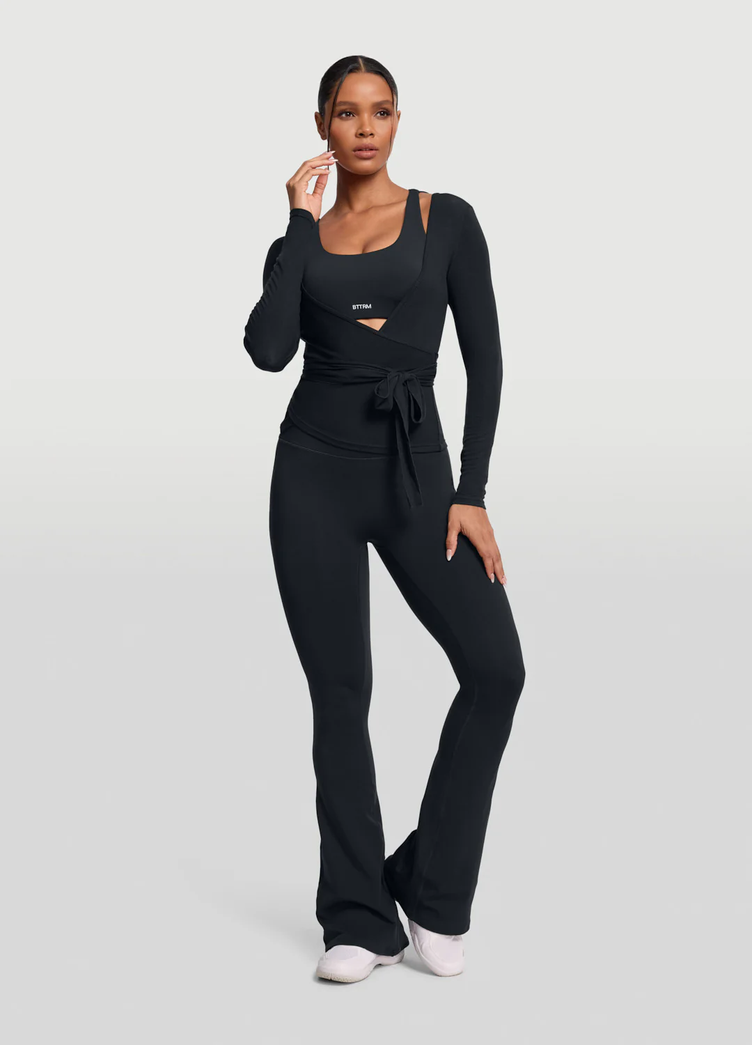 Seamless Pilates Wrap Top - Image 2