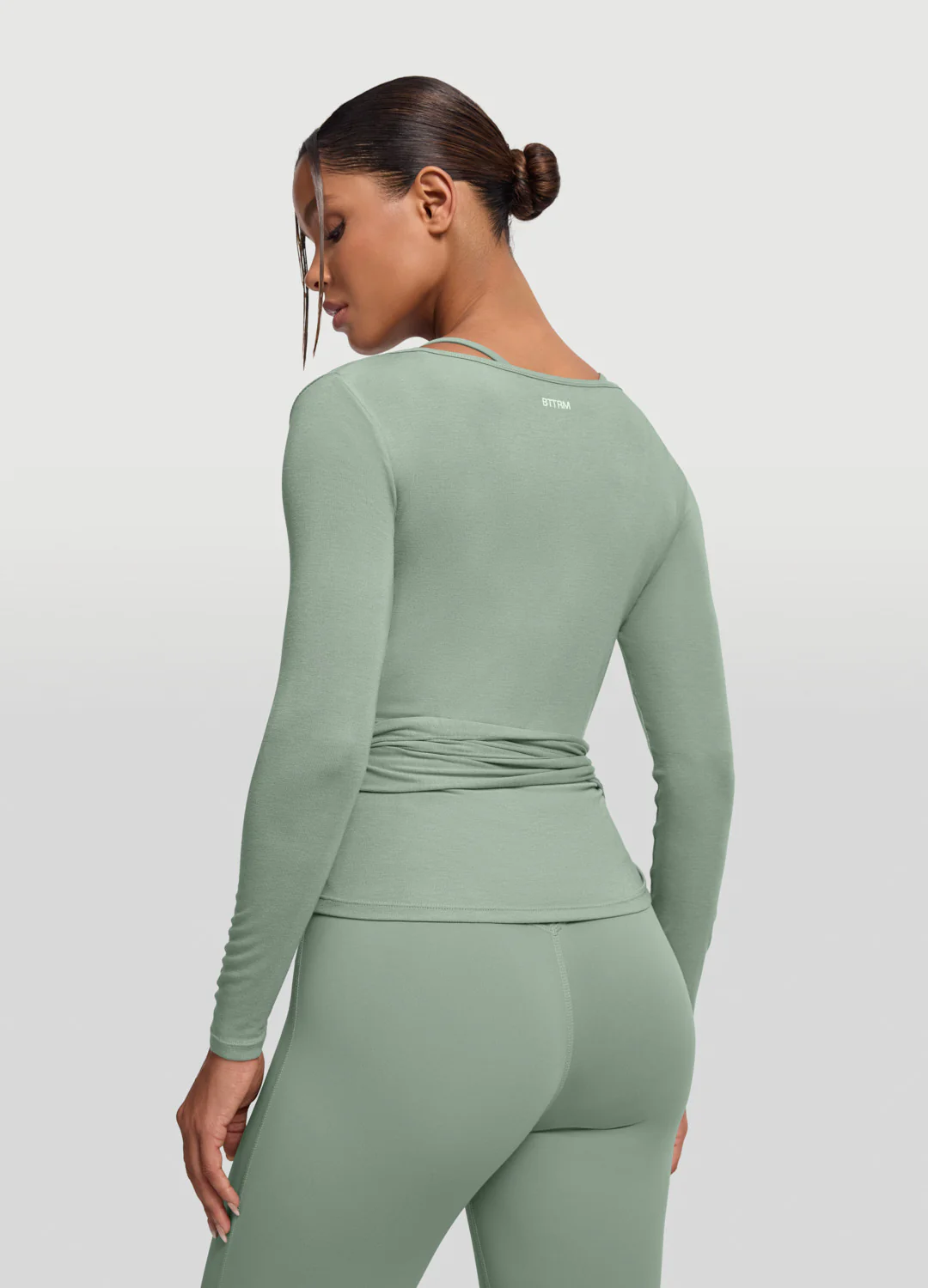 Seamless Pilates Wrap Top - Image 3