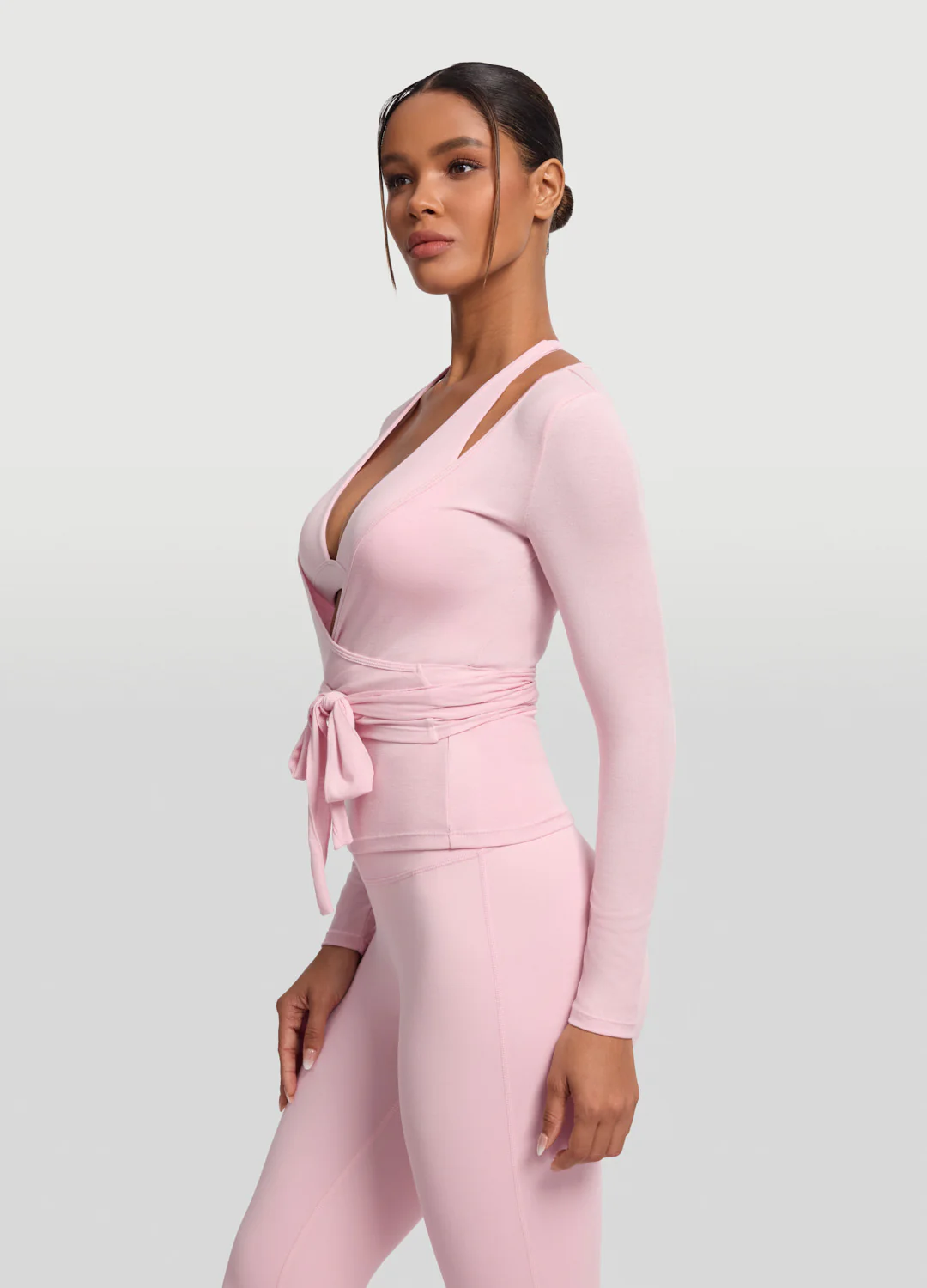 Seamless Pilates Wrap Top - Image 2