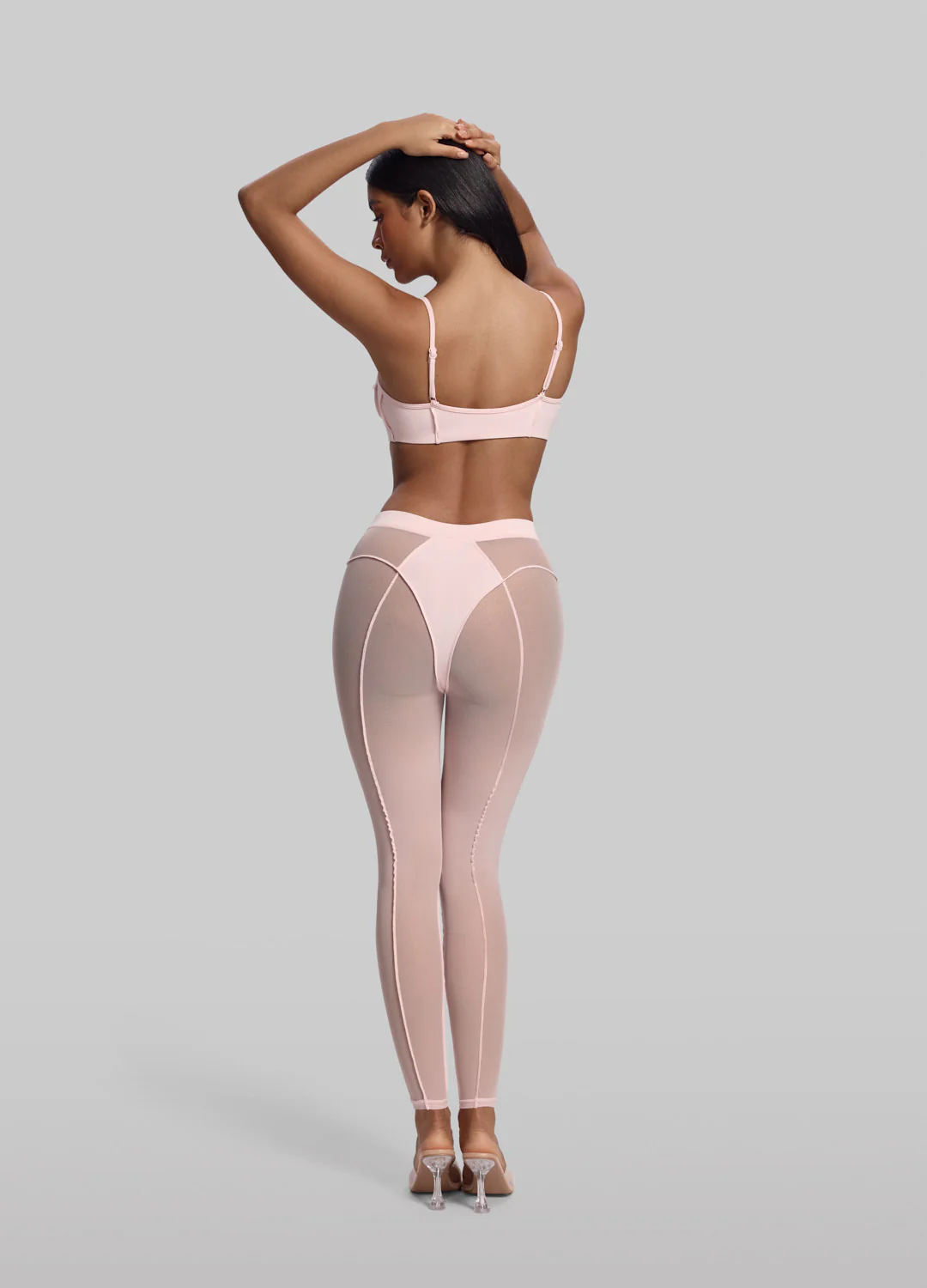 Semi-Sheer High-Rise Leggings - Image 4