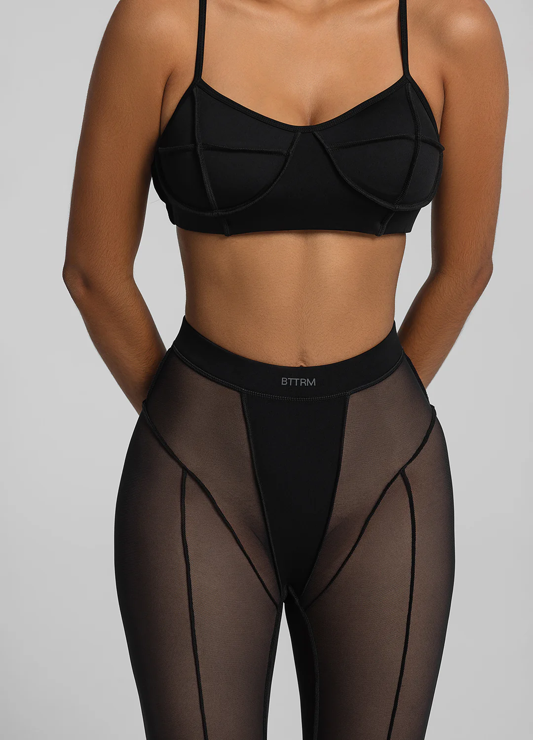 Semi-Sheer High-Rise Leggings - Image 5