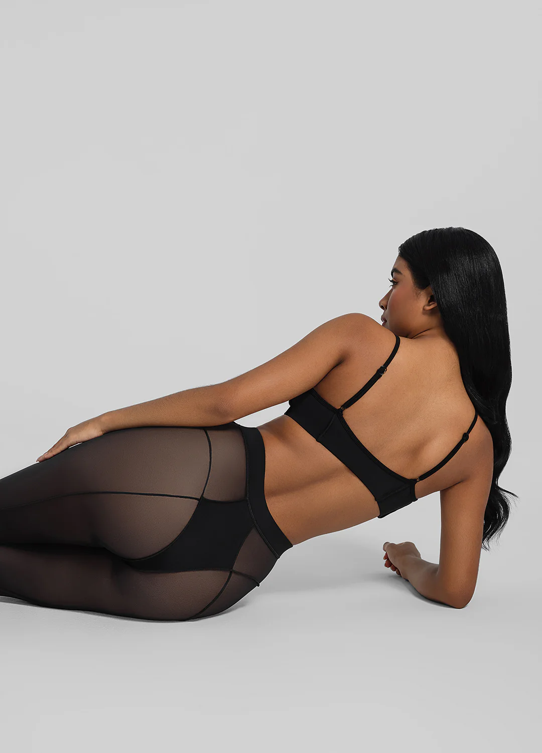 Semi-Sheer High-Rise Leggings - Image 6