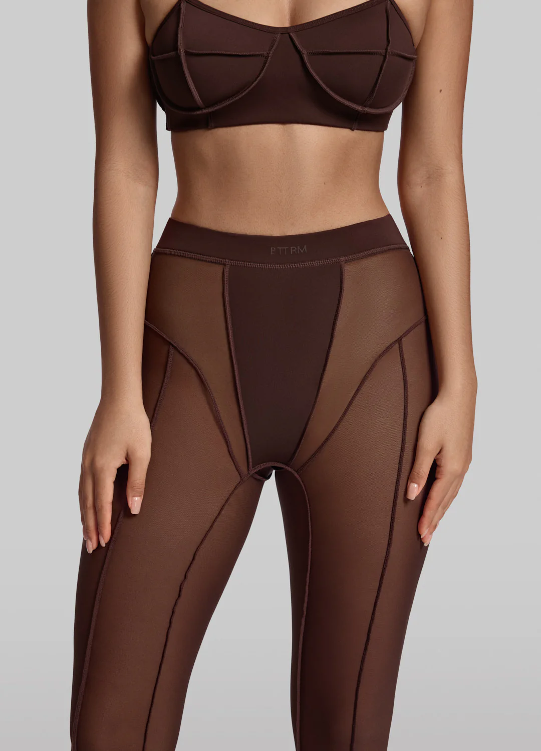 Semi-Sheer High-Rise Leggings - Image 4