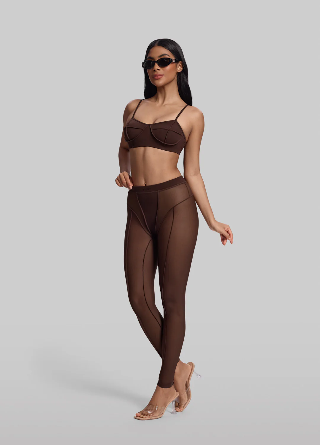 Semi-Sheer High-Rise Leggings - Image 5
