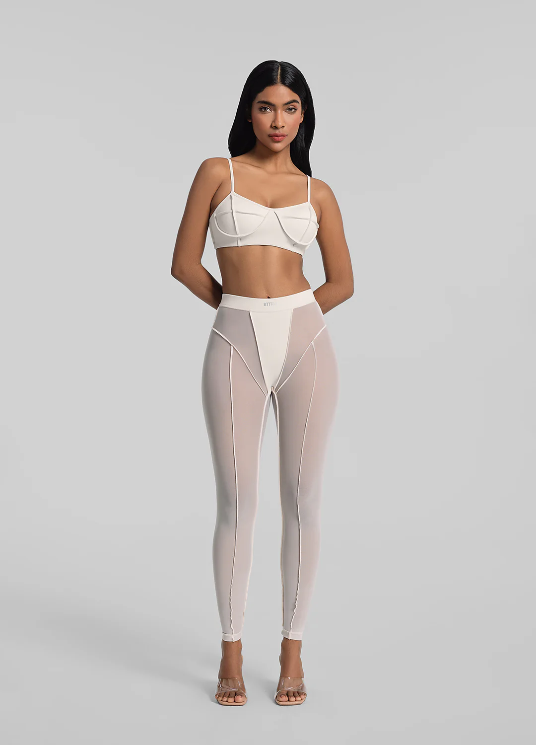 Semi-Sheer High-Rise Leggings - Image 5