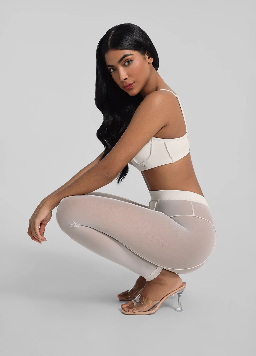 Semi-Sheer High-Rise Leggings - Image 6