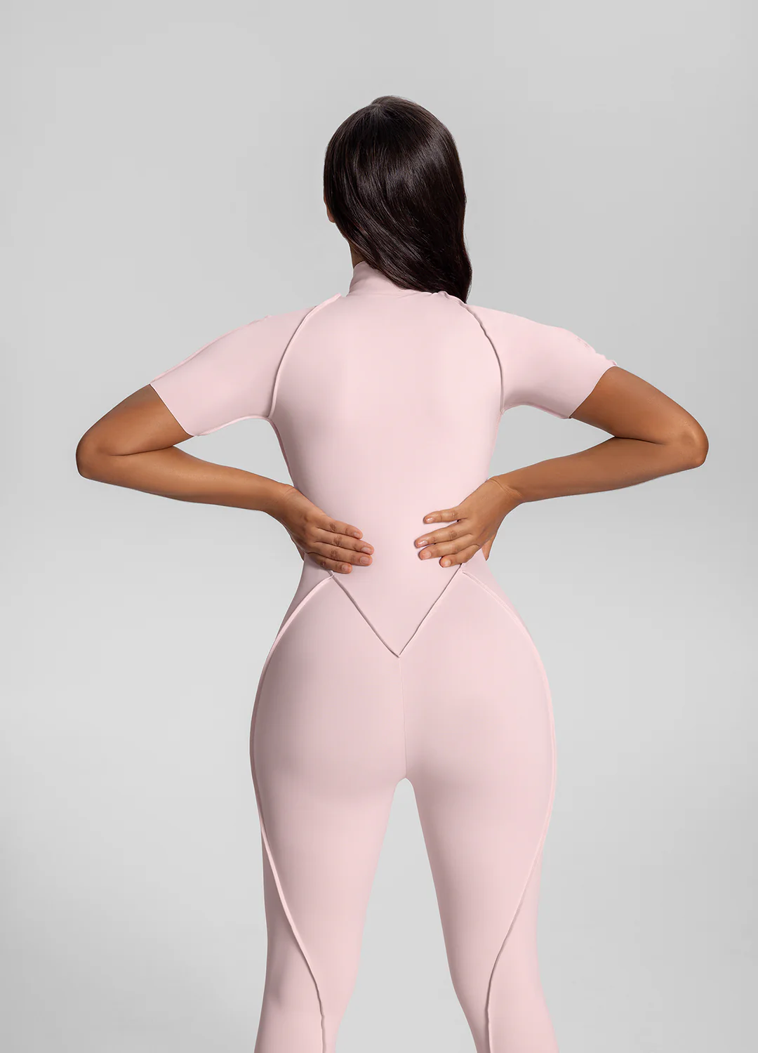 Short Sleeve Closed-Back Catsuit - Image 4