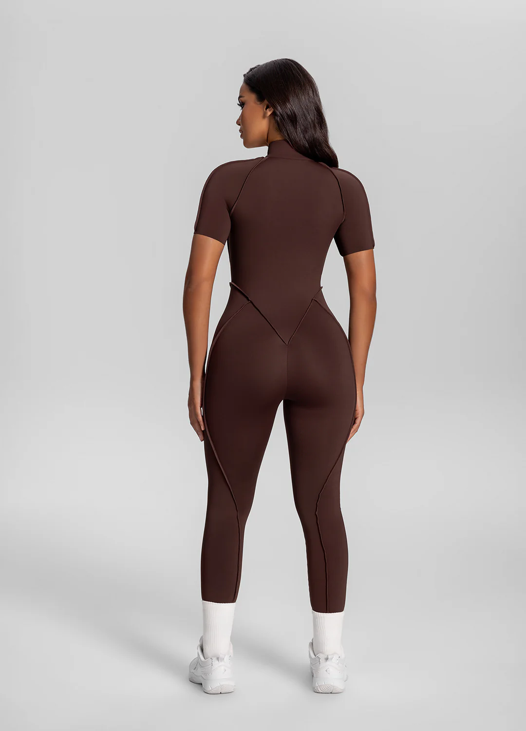 Short Sleeve Closed-Back Catsuit - Image 3