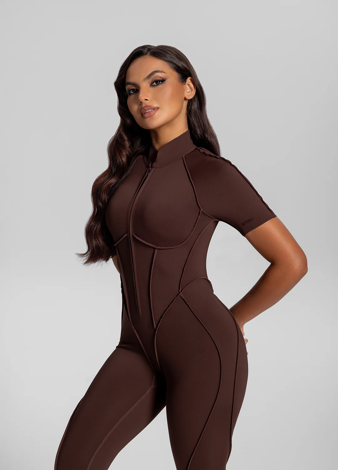 Short Sleeve Closed-Back Catsuit - Image 5