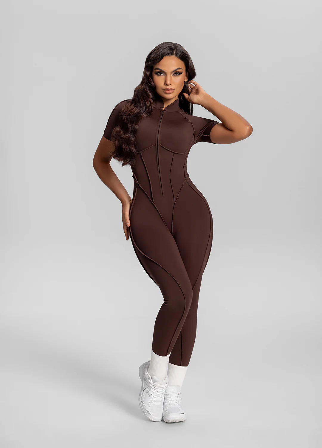 Short Sleeve Closed-Back Catsuit - Image 6