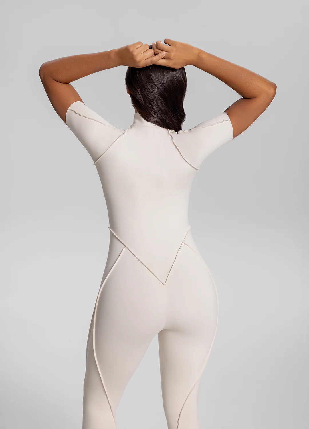 Short Sleeve Closed-Back Catsuit - Image 3