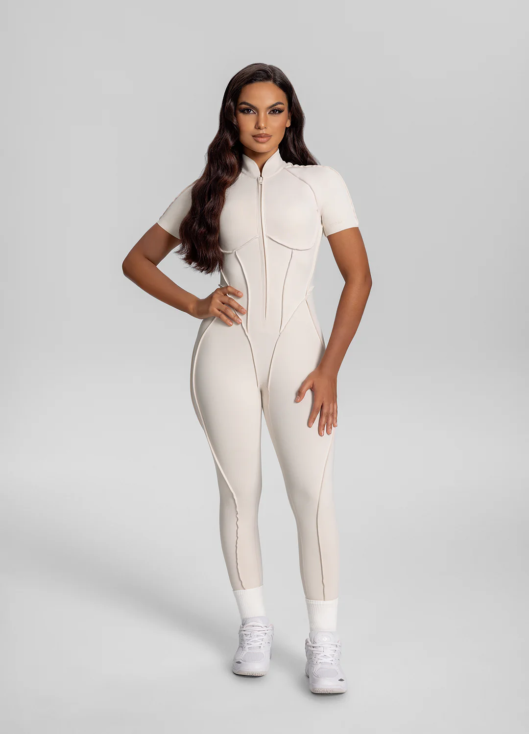 Short Sleeve Closed-Back Catsuit - Image 5