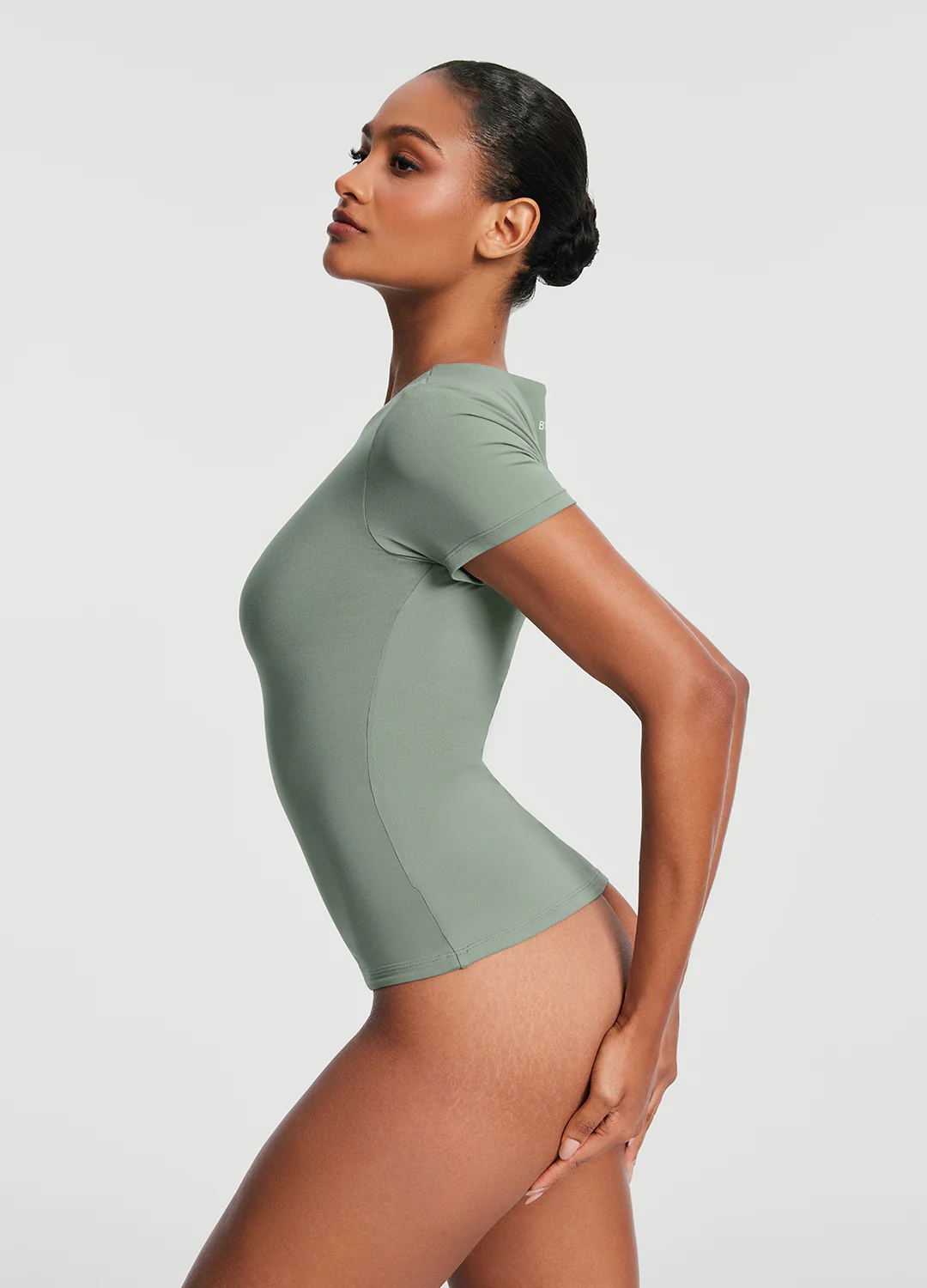 Short Sleeve Crew Neck Top - Image 3