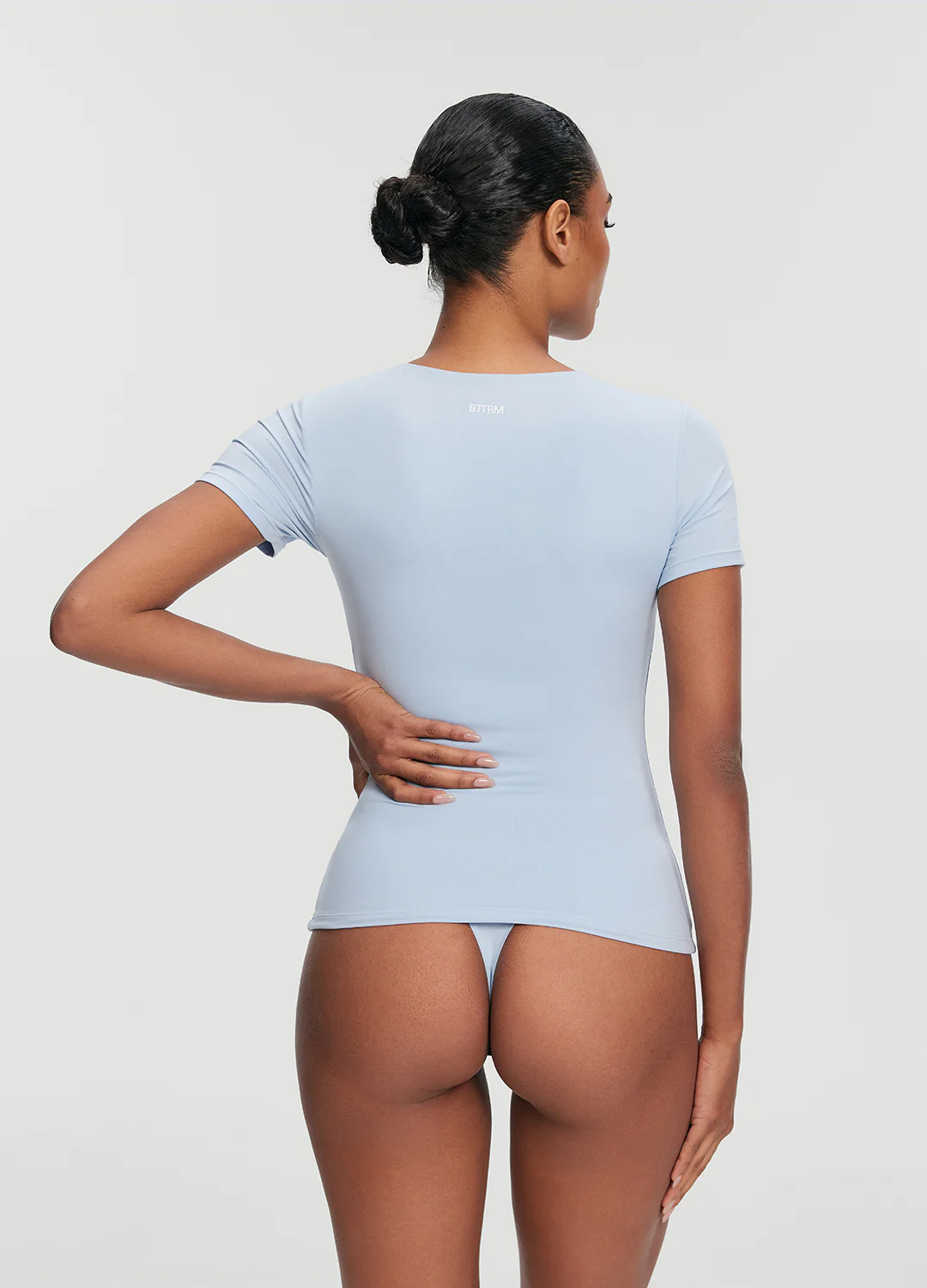Short Sleeve Crew Neck Top - Image 2