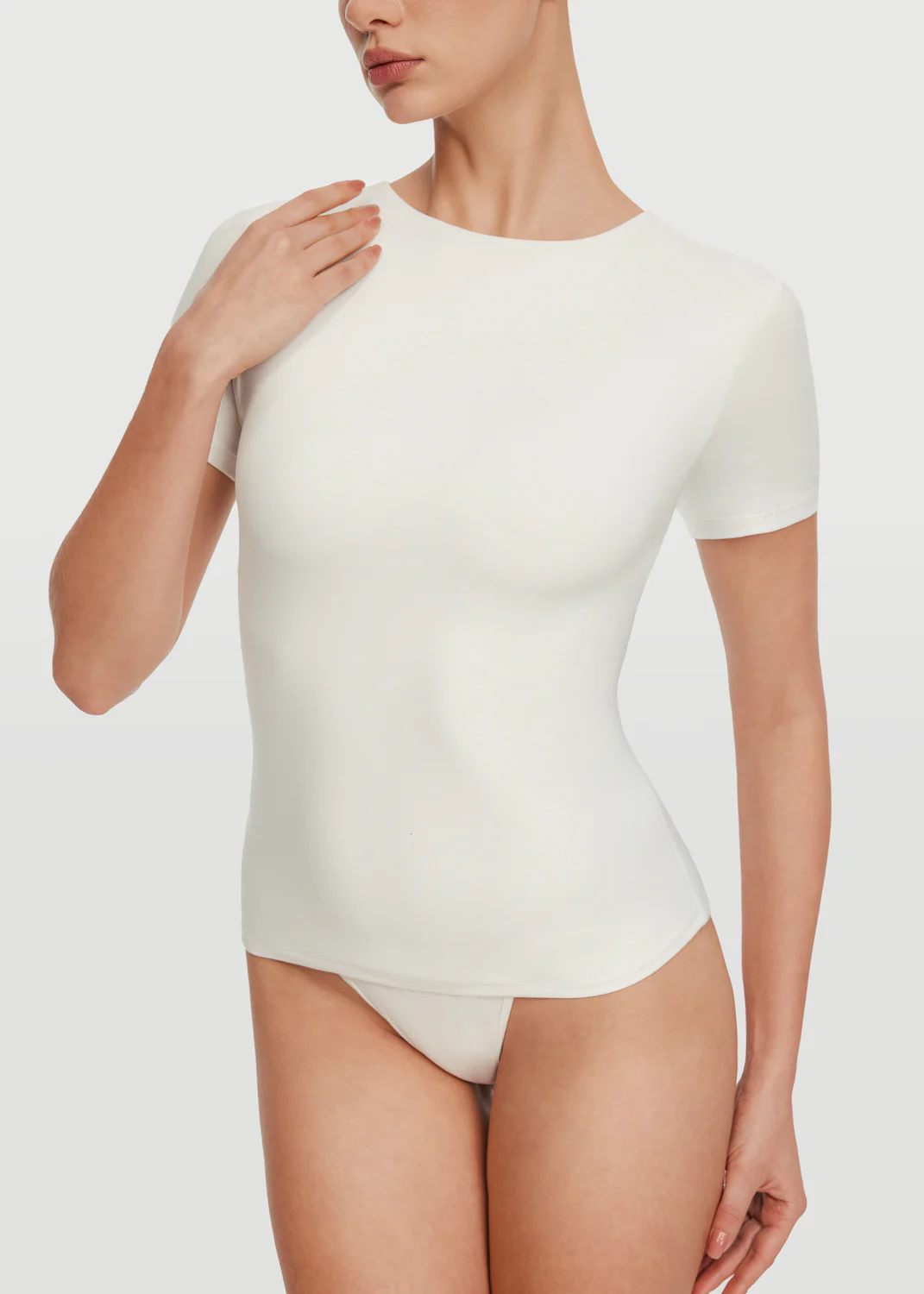 Short Sleeve Crew Neck Top - Image 3