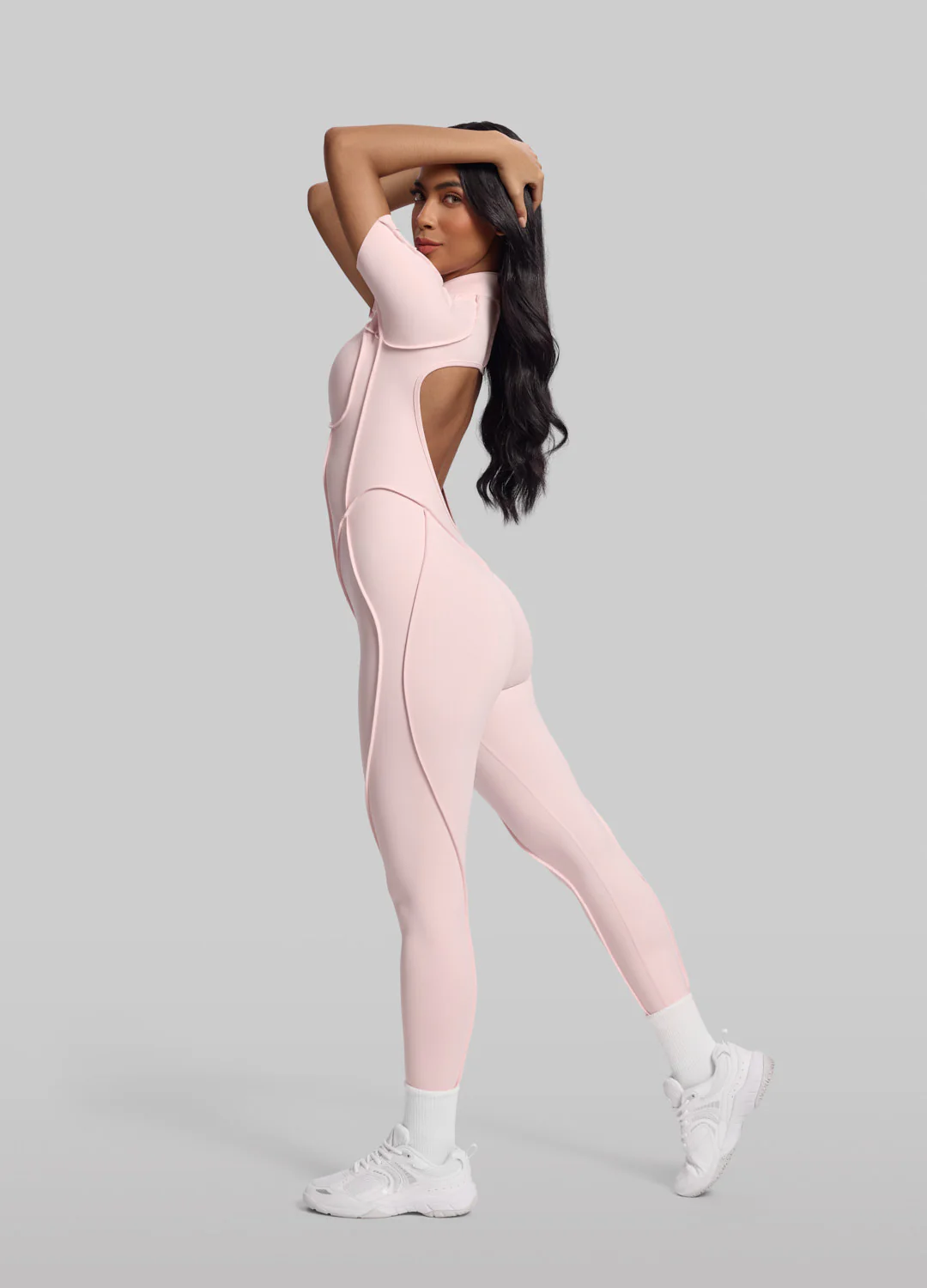 Short Sleeve Full-Length Catsuit - Image 2